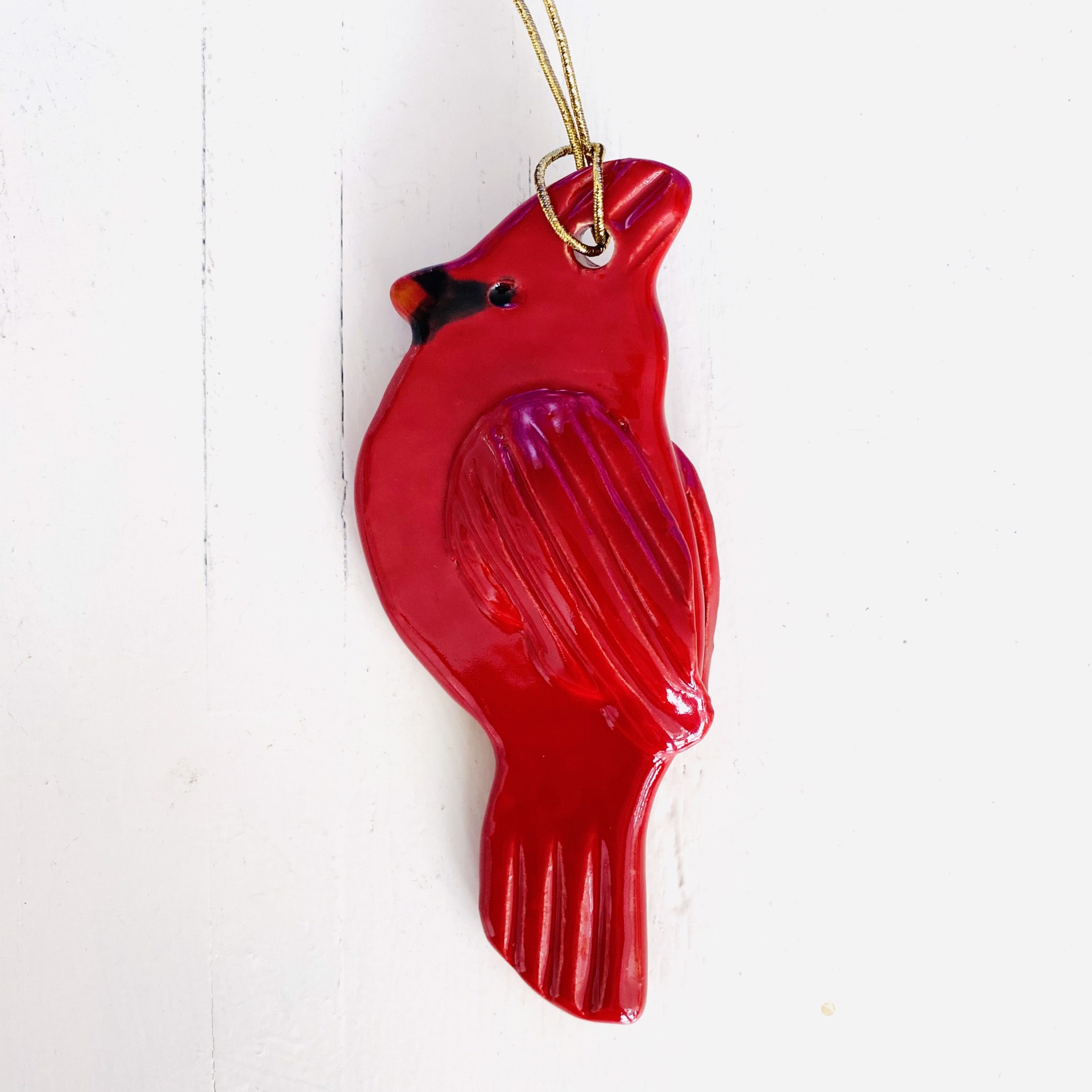 LB22 Ornament Cardinal by Lin Barnhardt