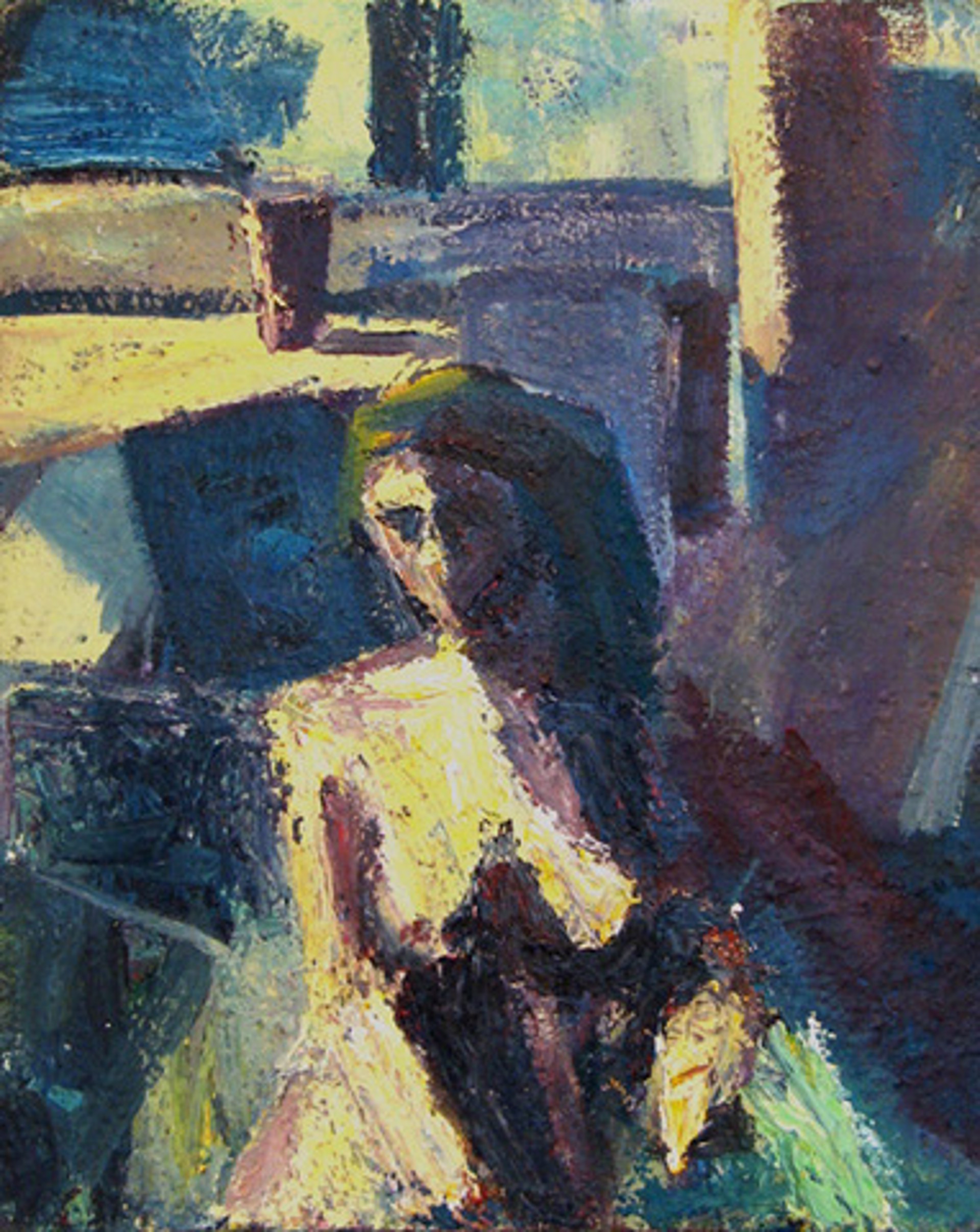 Woman with Cup by Terry St. John