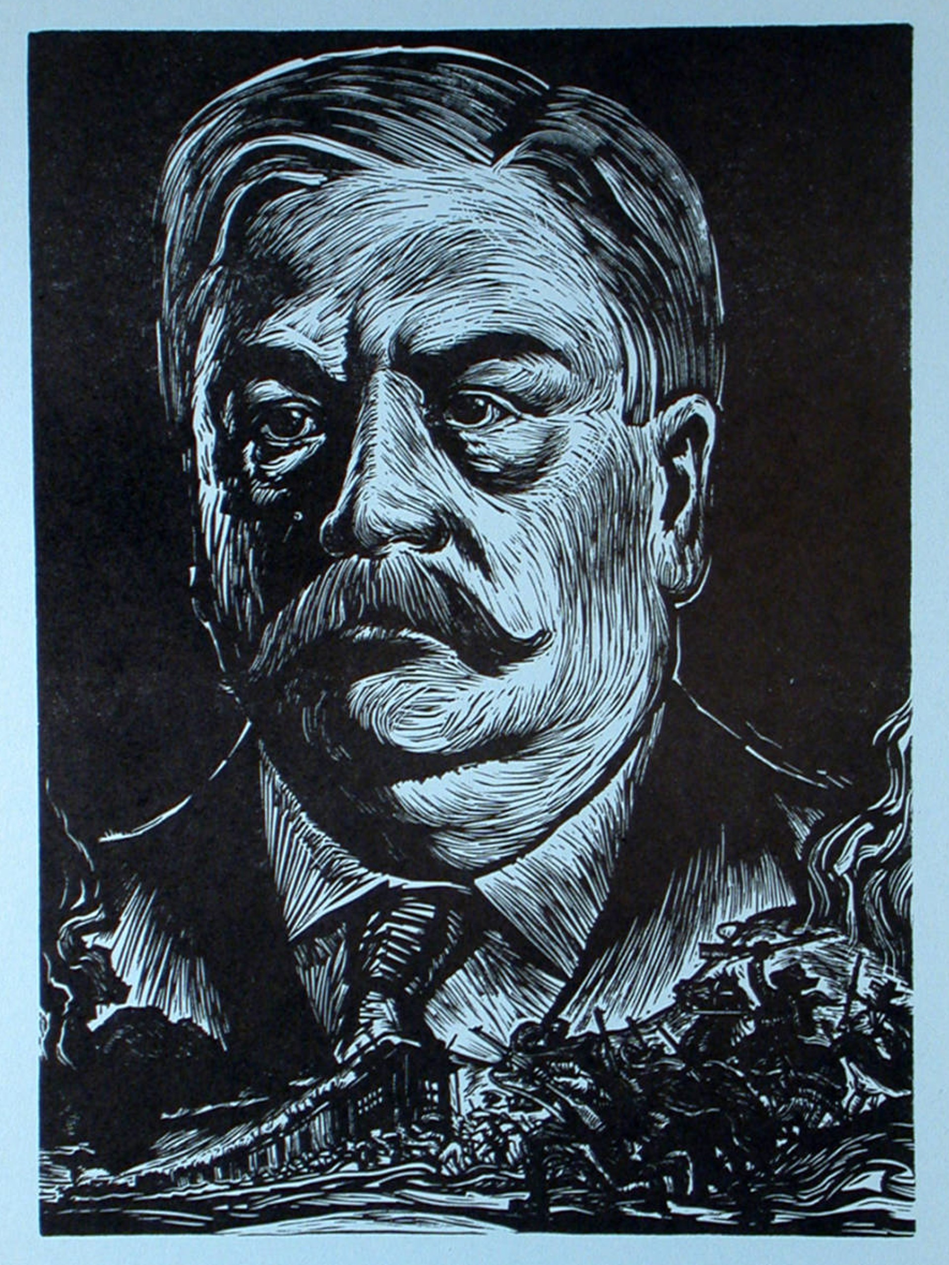 Asesinato de Abraham Gonzalez. 7 de Marzo de 1913. by Adolfo Quinteros