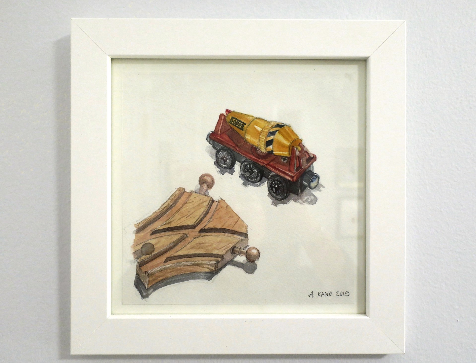 Cement Mixer and Track by Aki Kano