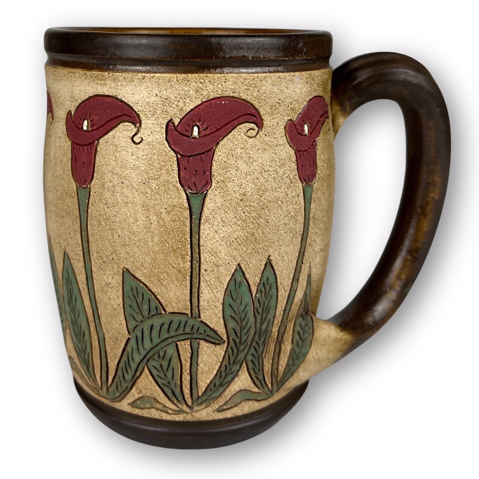 Red Calla Lily Mug by Winton & Rosa Eugene
