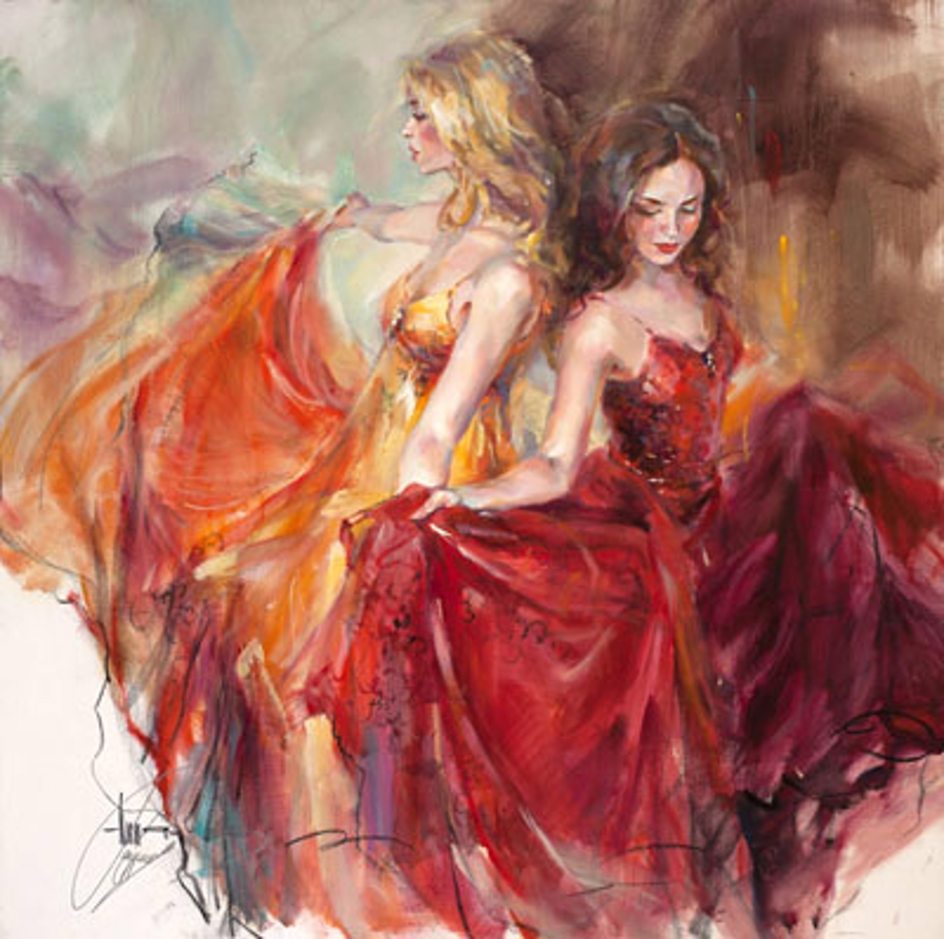 Blazing Dance II by Anna Razumovskaya