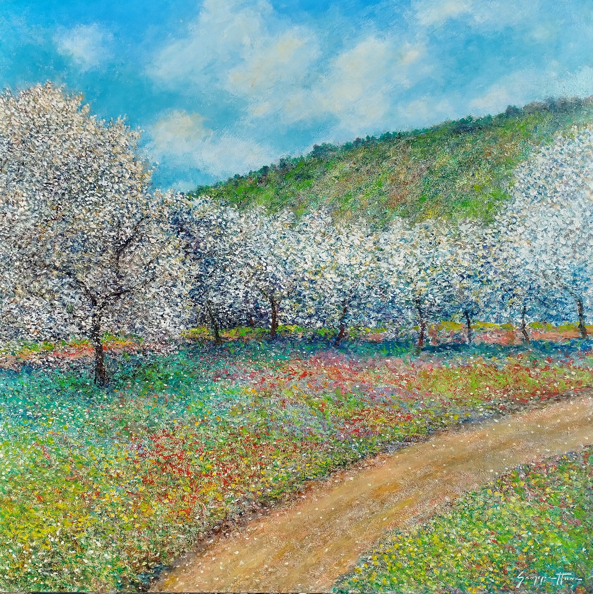 Spring Blossoms and Wildflowers  by James Scoppettone