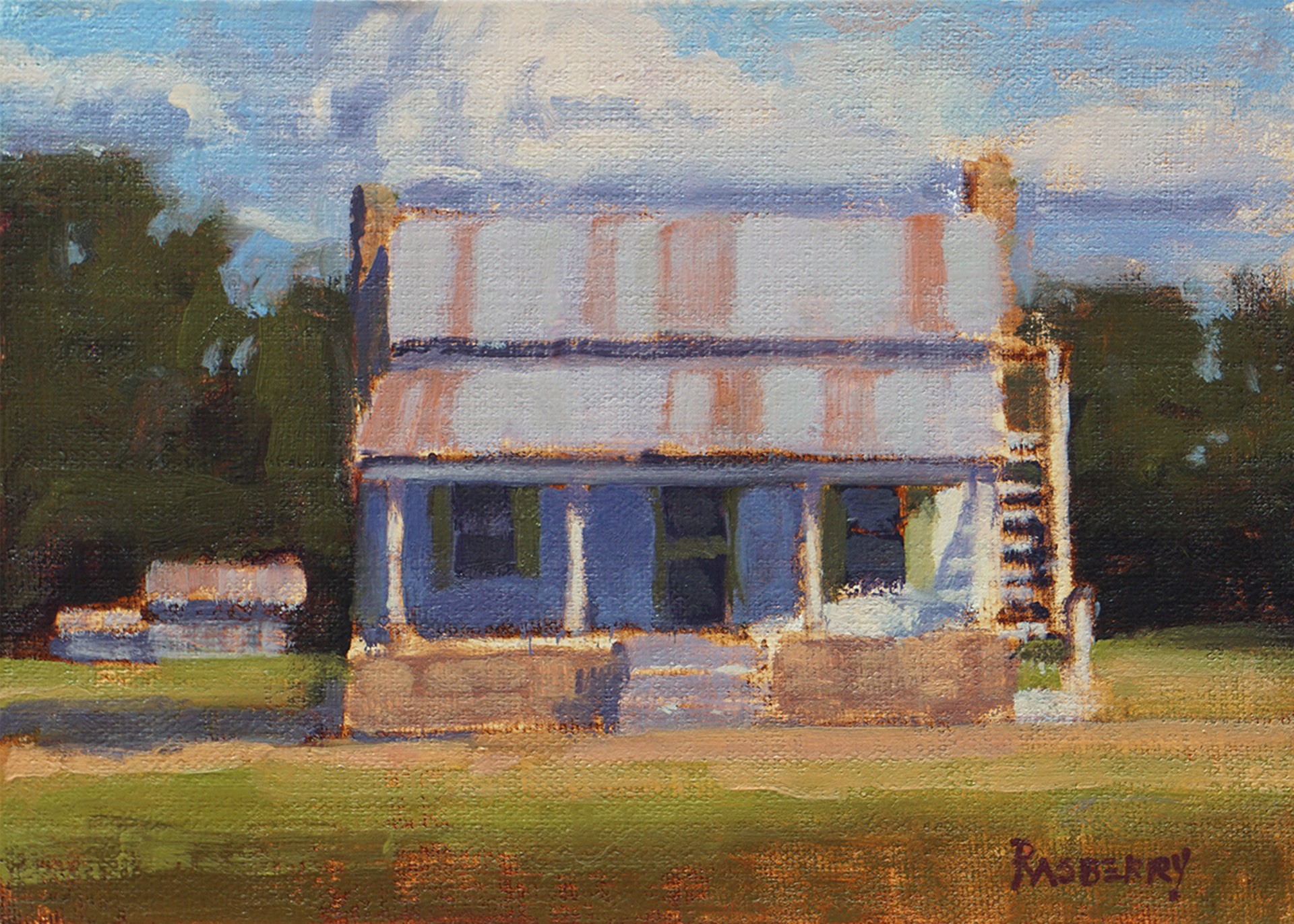 Little Farm House (Study) by John Rasberry
