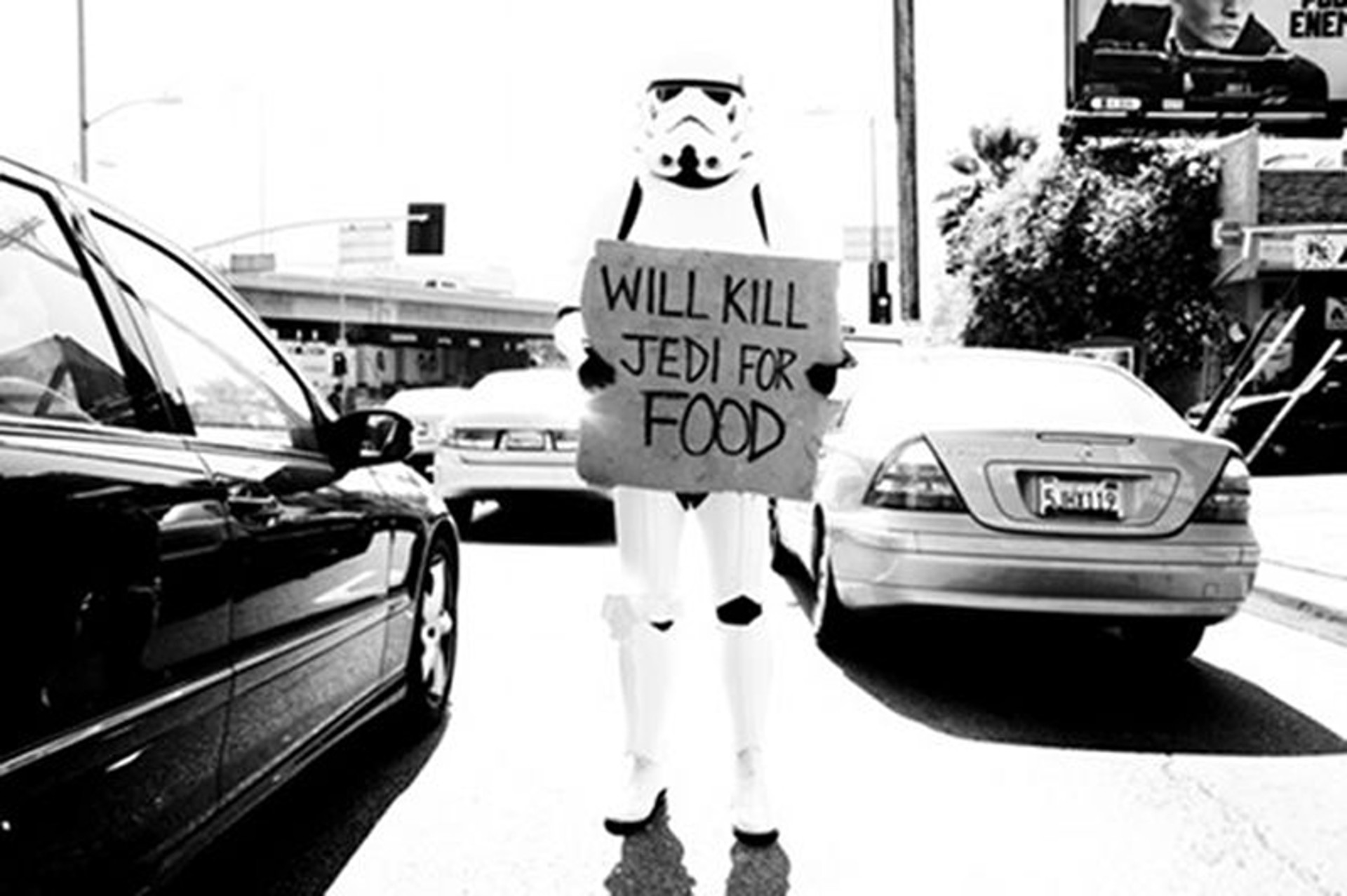 Will Kill Jedi For Food by Tyler Shields