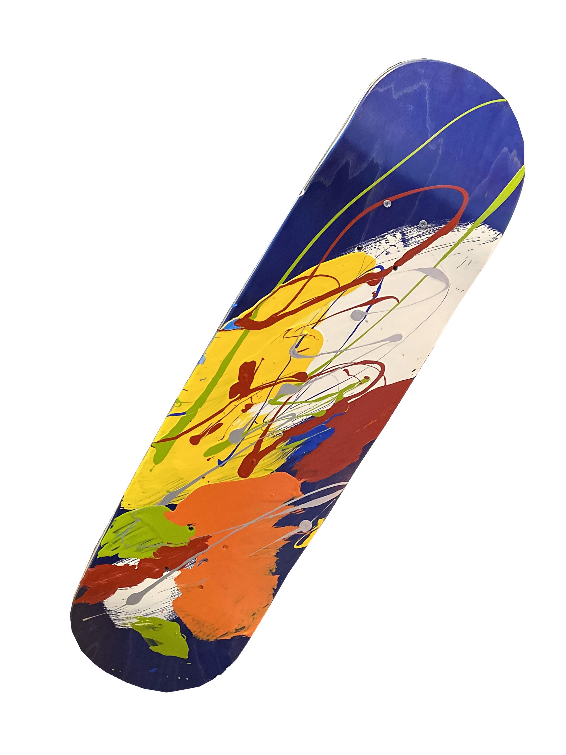 Skateboard XIV by Abstract Skateboards Wall Sculptures by Elena Bulatova