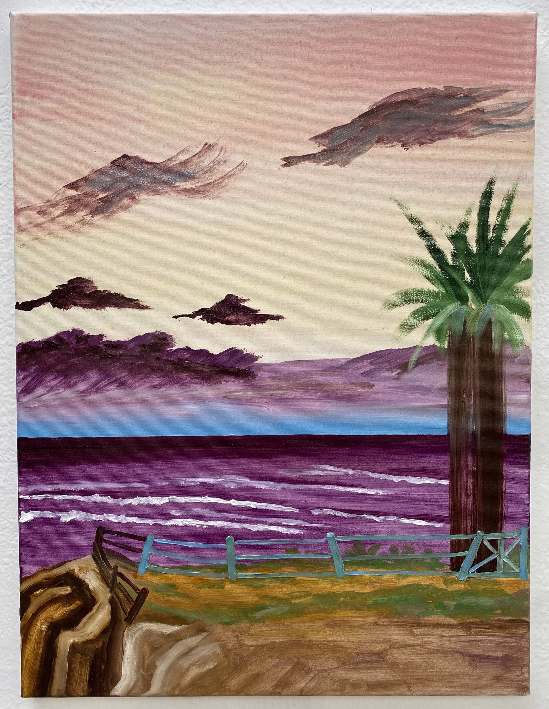 Malibu Purple Ocean by Susan Lizotte