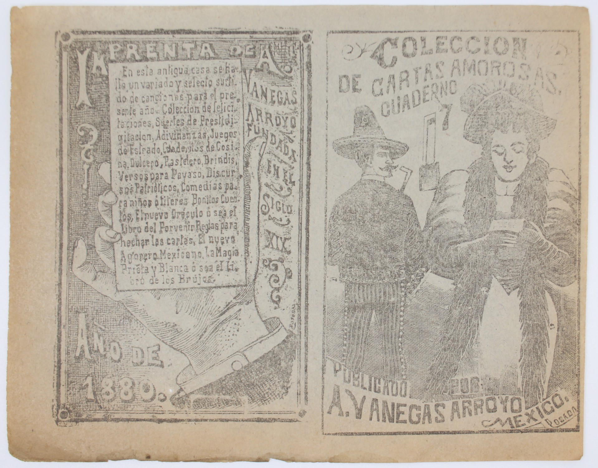  Colección de Cartas Amorosas Cuaderno 7 by José Guadalupe Posada
