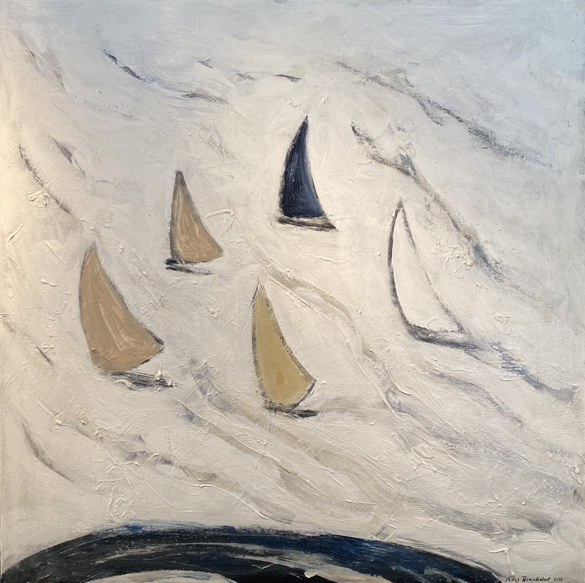 April Sails by Karen Bezuidenhout