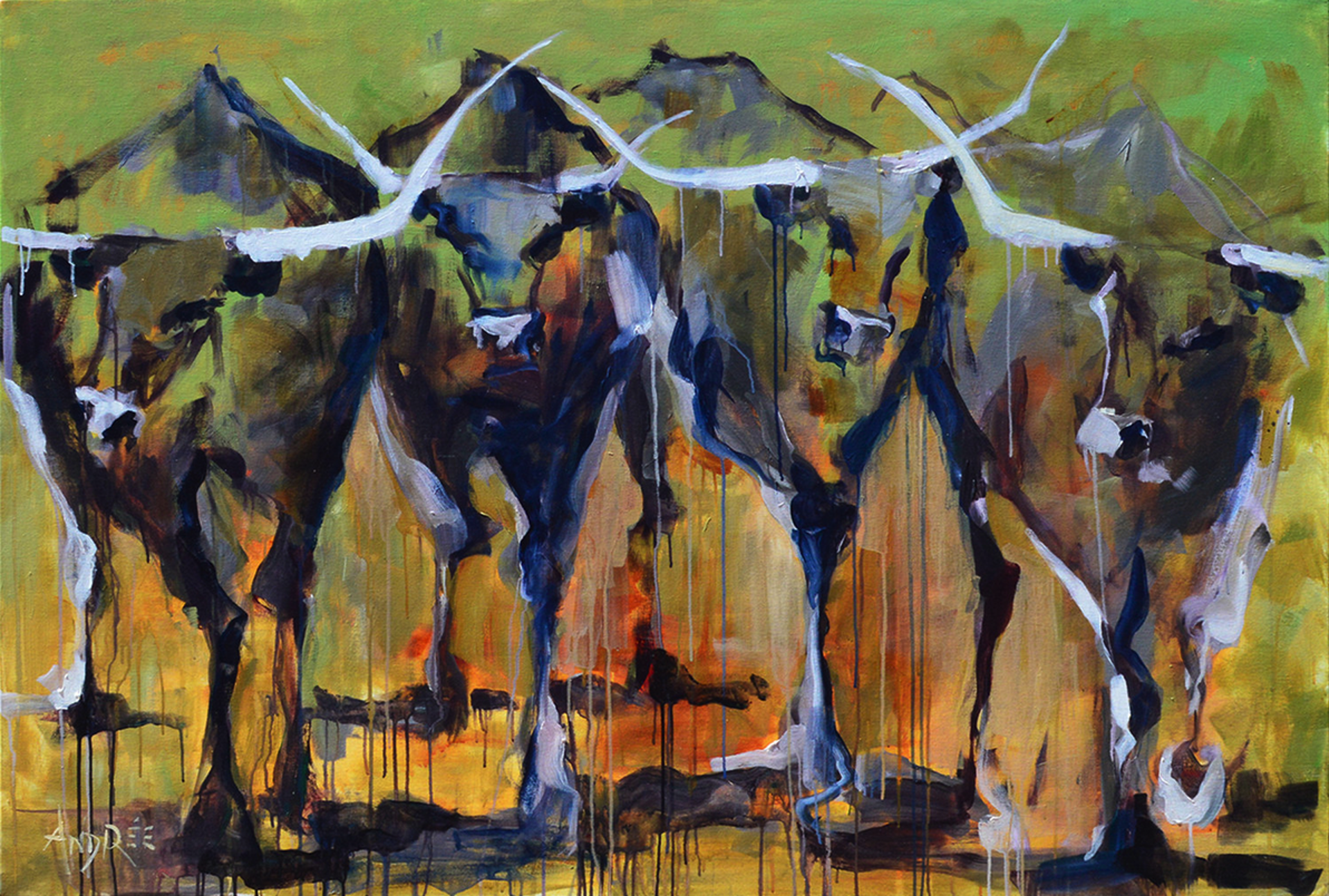 Big Horns by Andrée Hudson