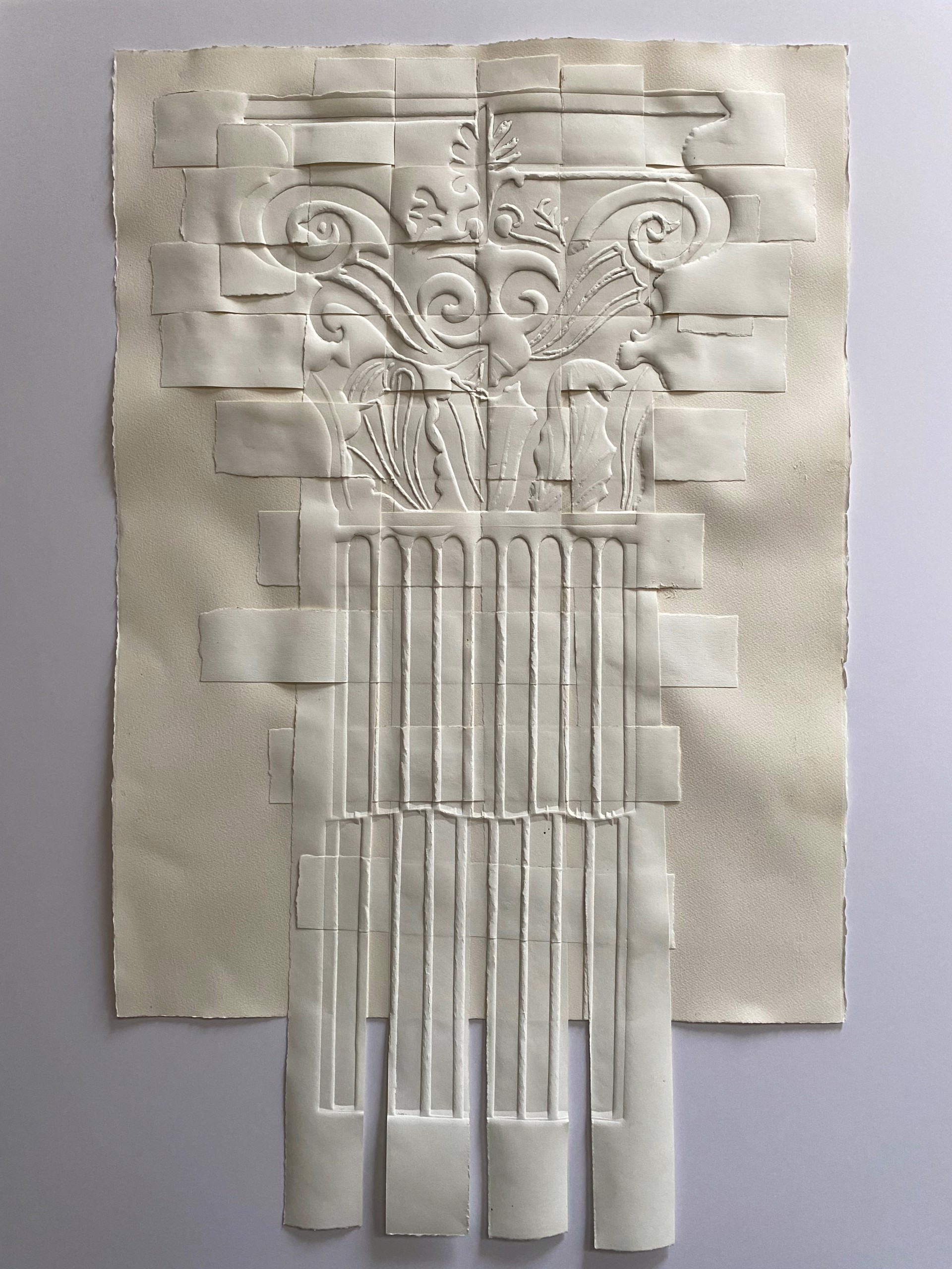 Woven Corinthian Column by Frances Swigart