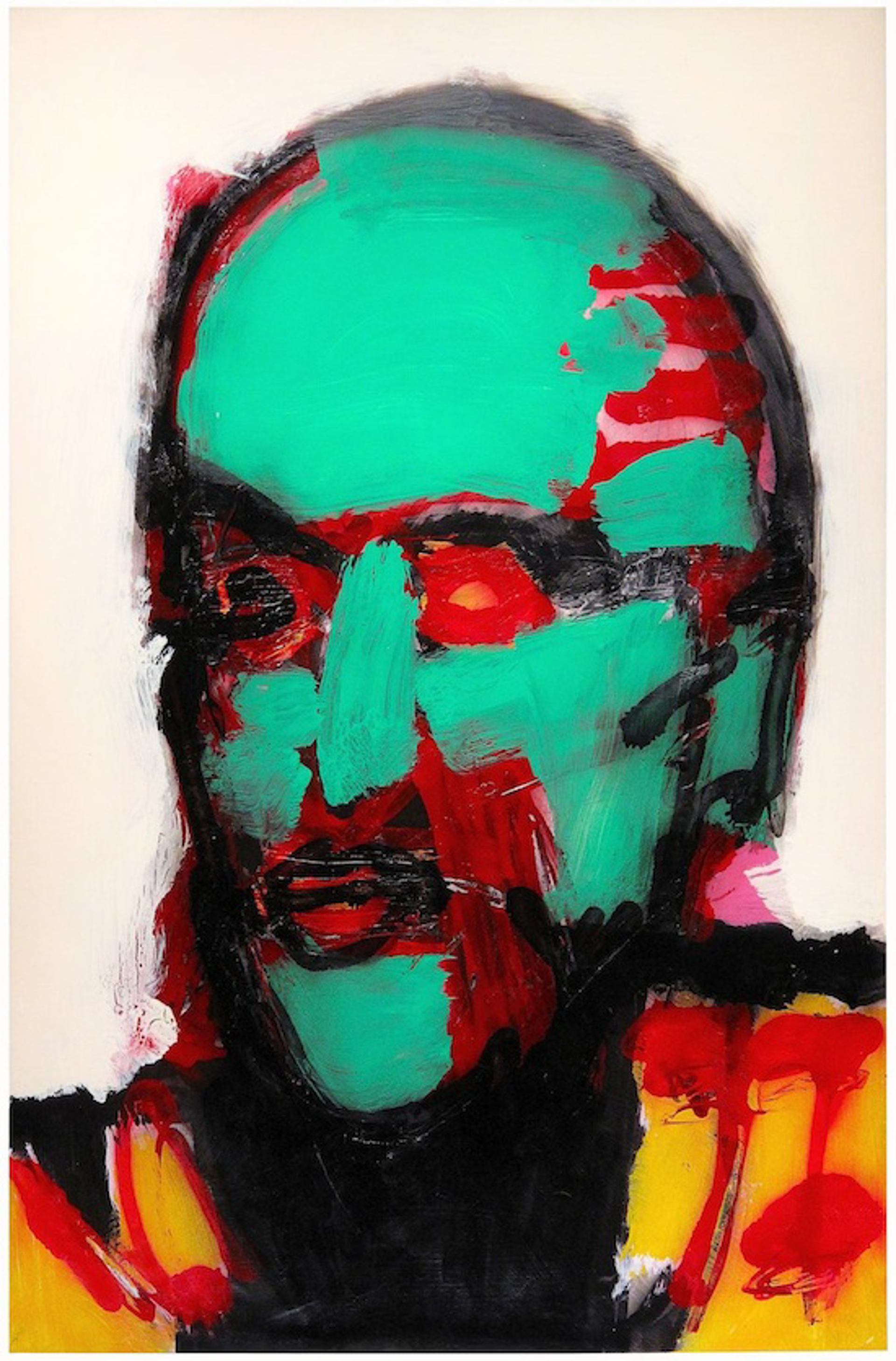 Green Head, Red Eyes by Nick Vukmanovich