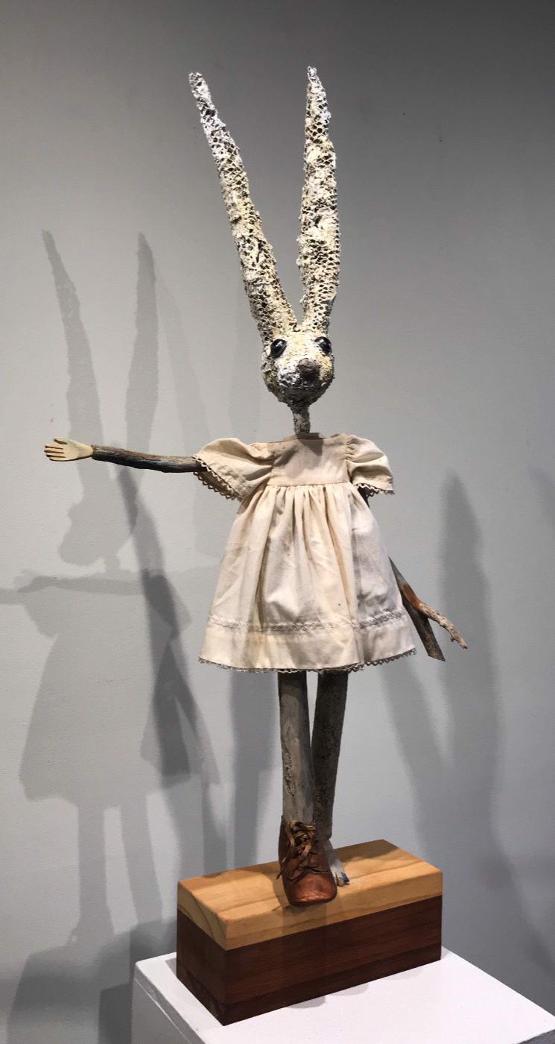 Young Rabbit with a Bronze Shoe by Gary Olson