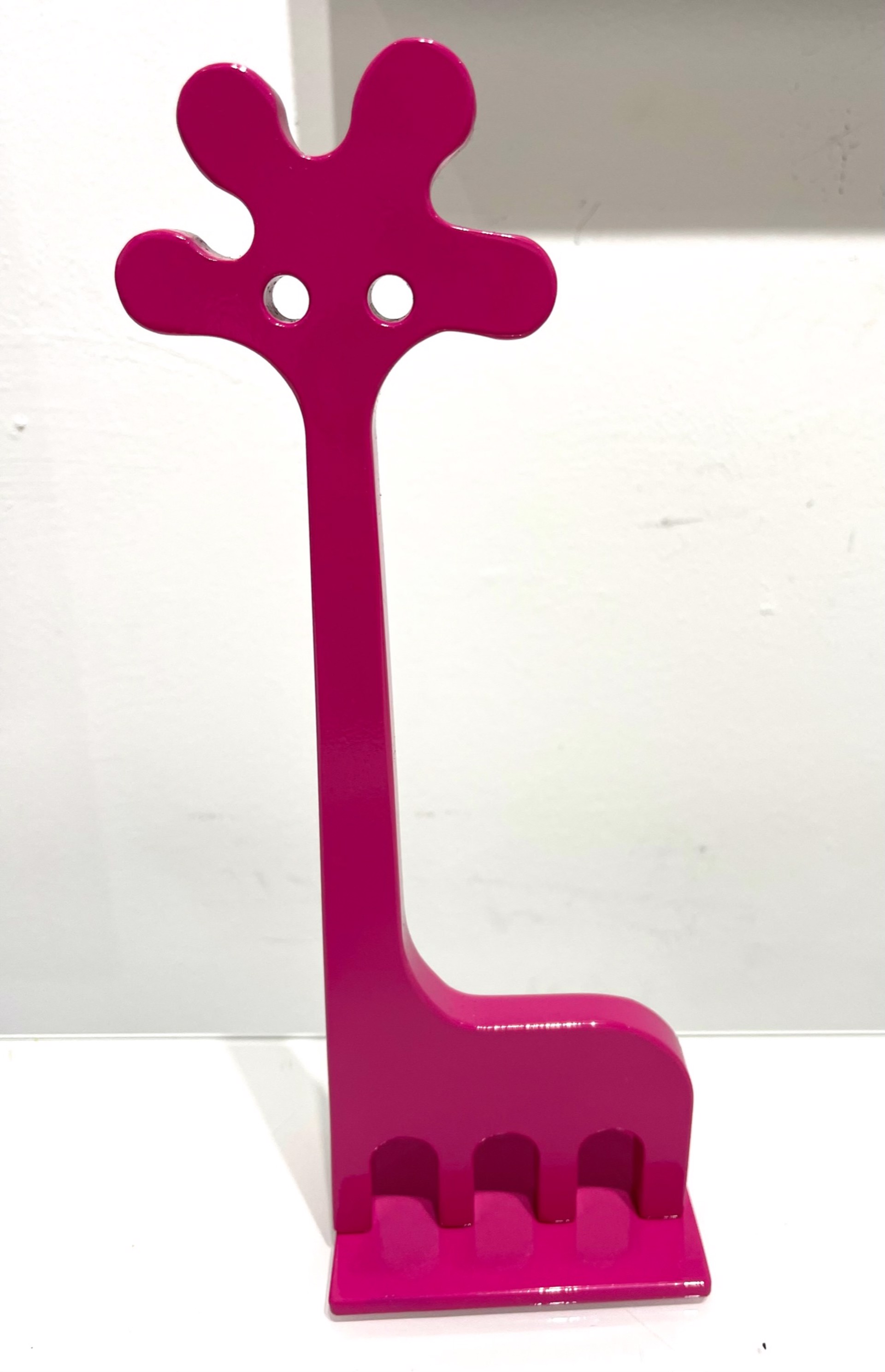 Pink Giraffe by Jeffie Brewer