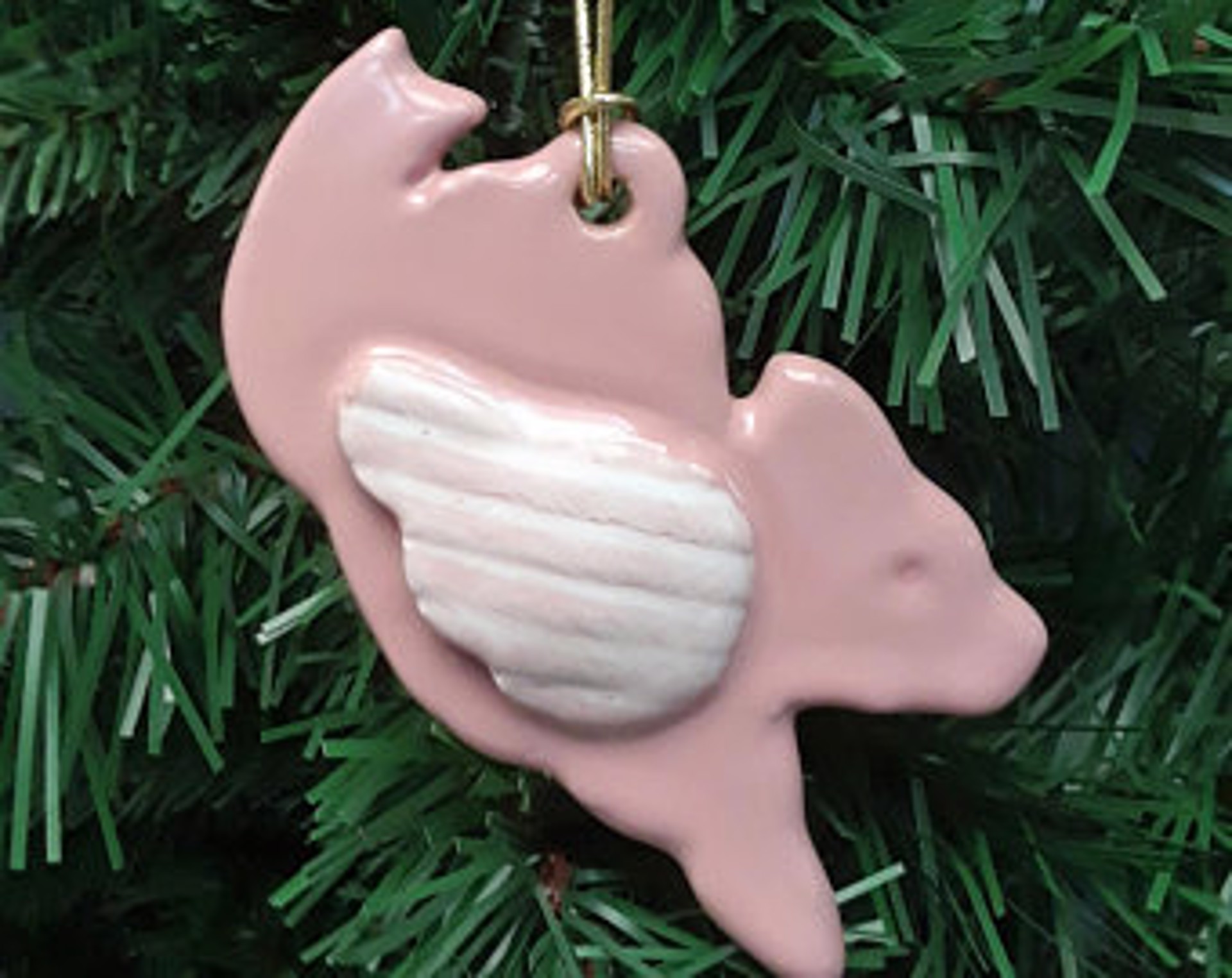 LB22 Ornament "Ham It Up" by Lin Barnhardt
