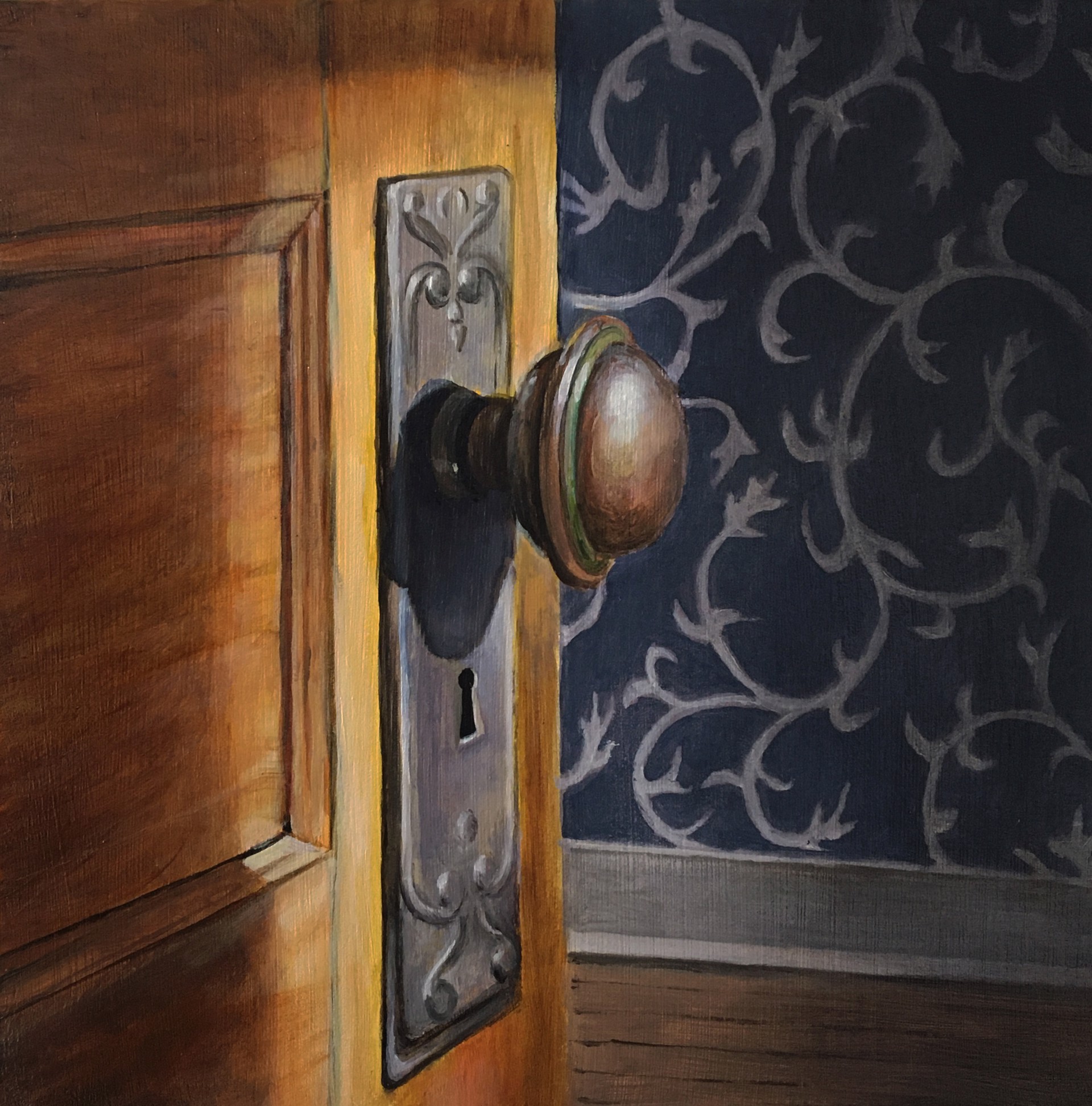 Doorknob in Sunlight by Michael Banning