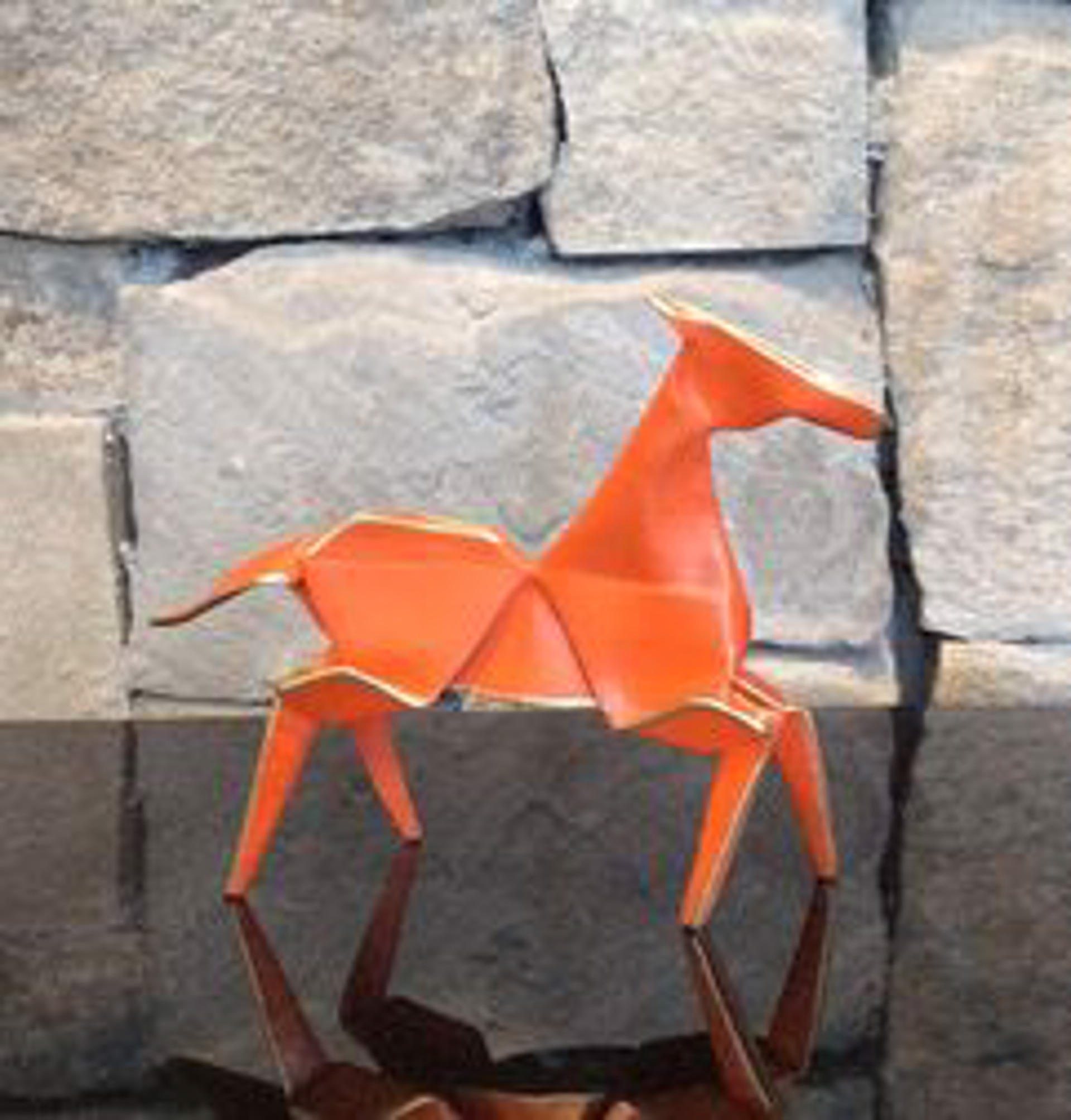 Pony - Orange  in collaboration with Te Jui Fu by Kevin Box Studio