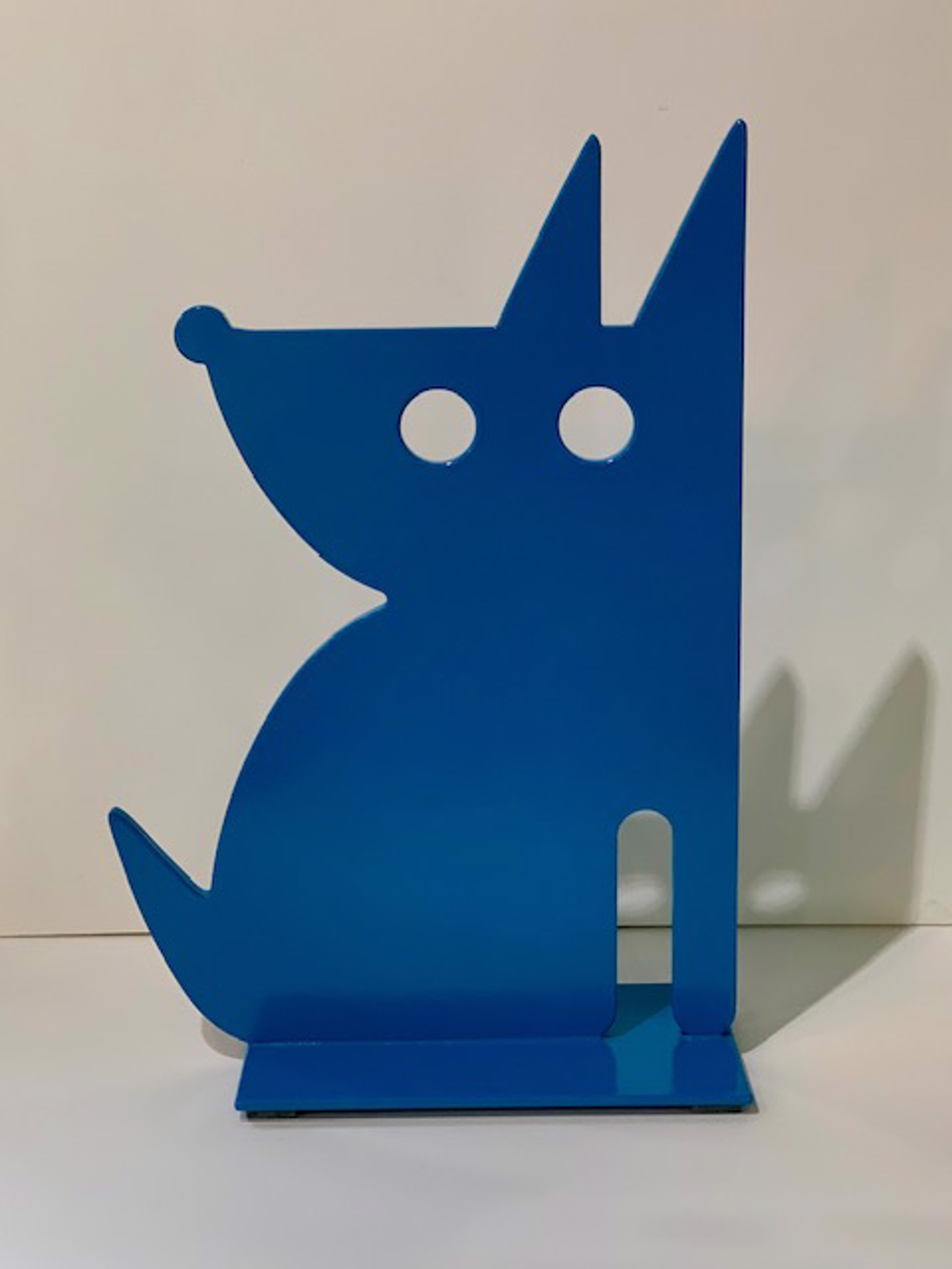 Dog Blue Small by Jeffie Brewer