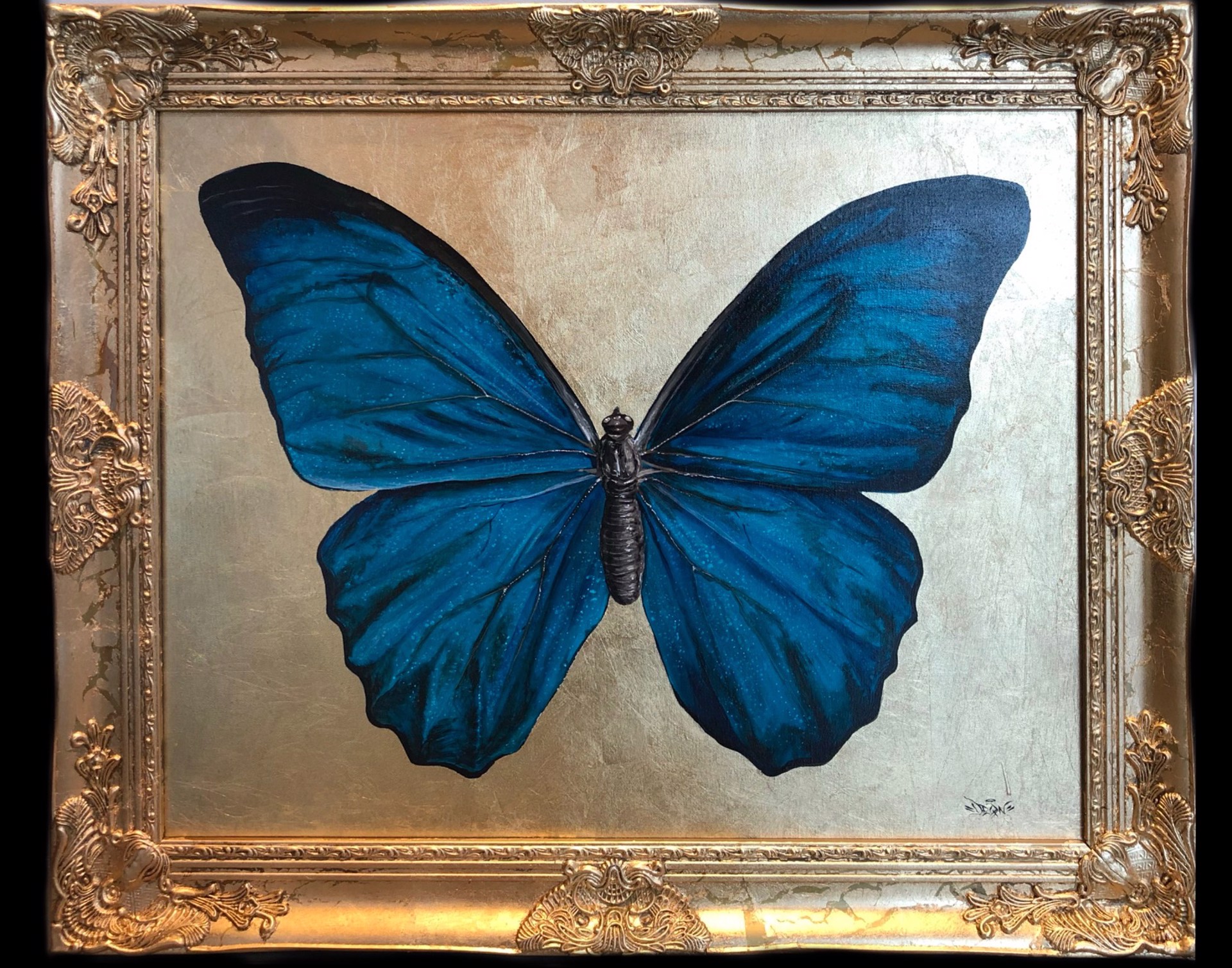 Teal Butterfly by Anthony Deon