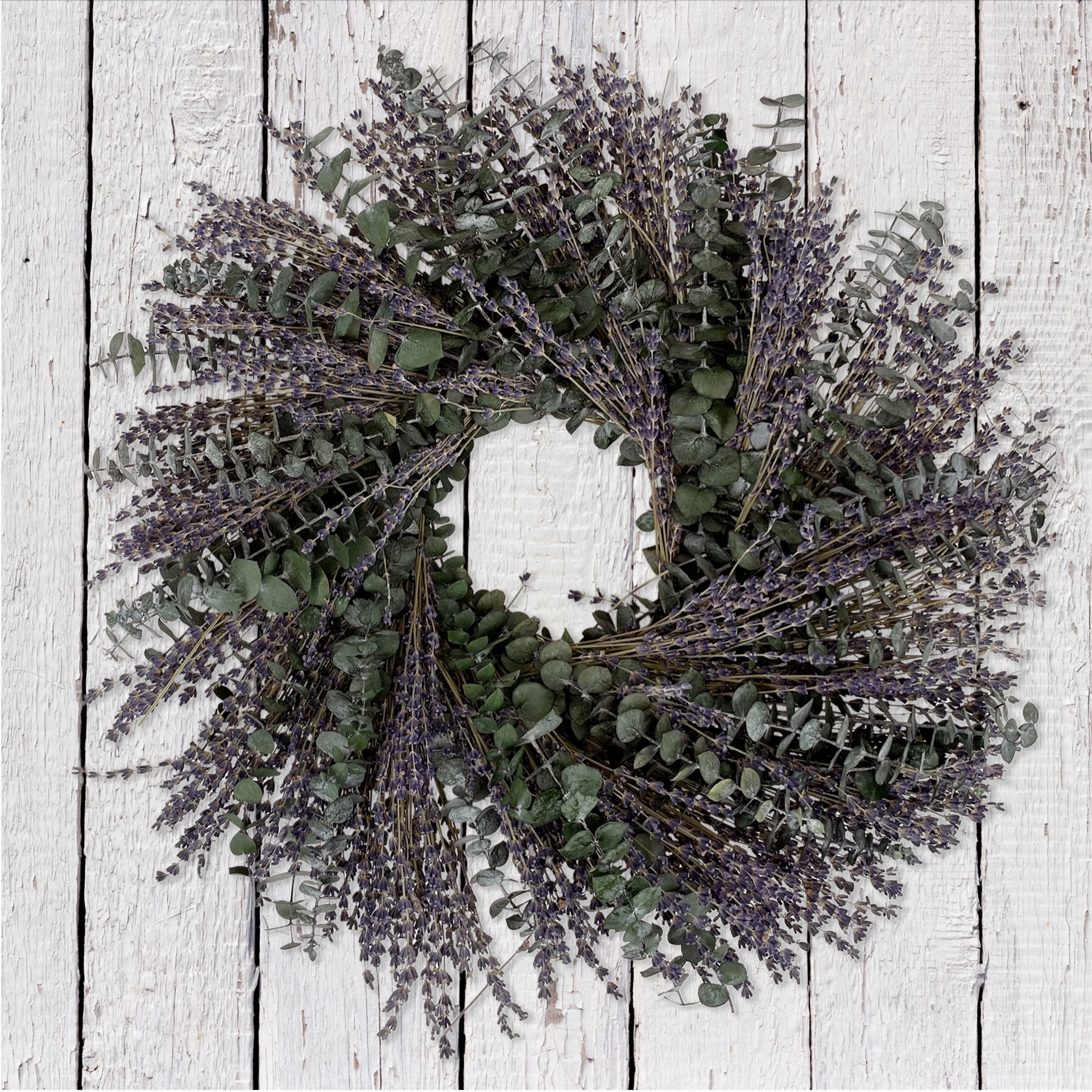 French Lavender & Baby Eucalyptus Wreath by Andaluca