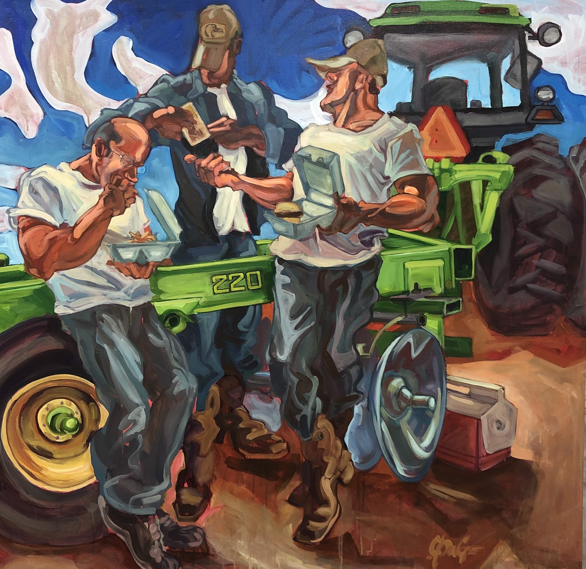 Luncheon Beside the Disk by Cody Page