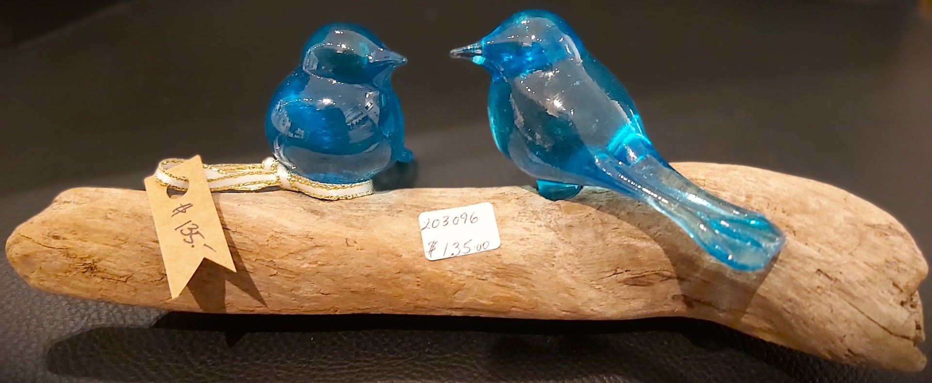 2 Copper Blue Birds - 203096 by Carol Nesbitt