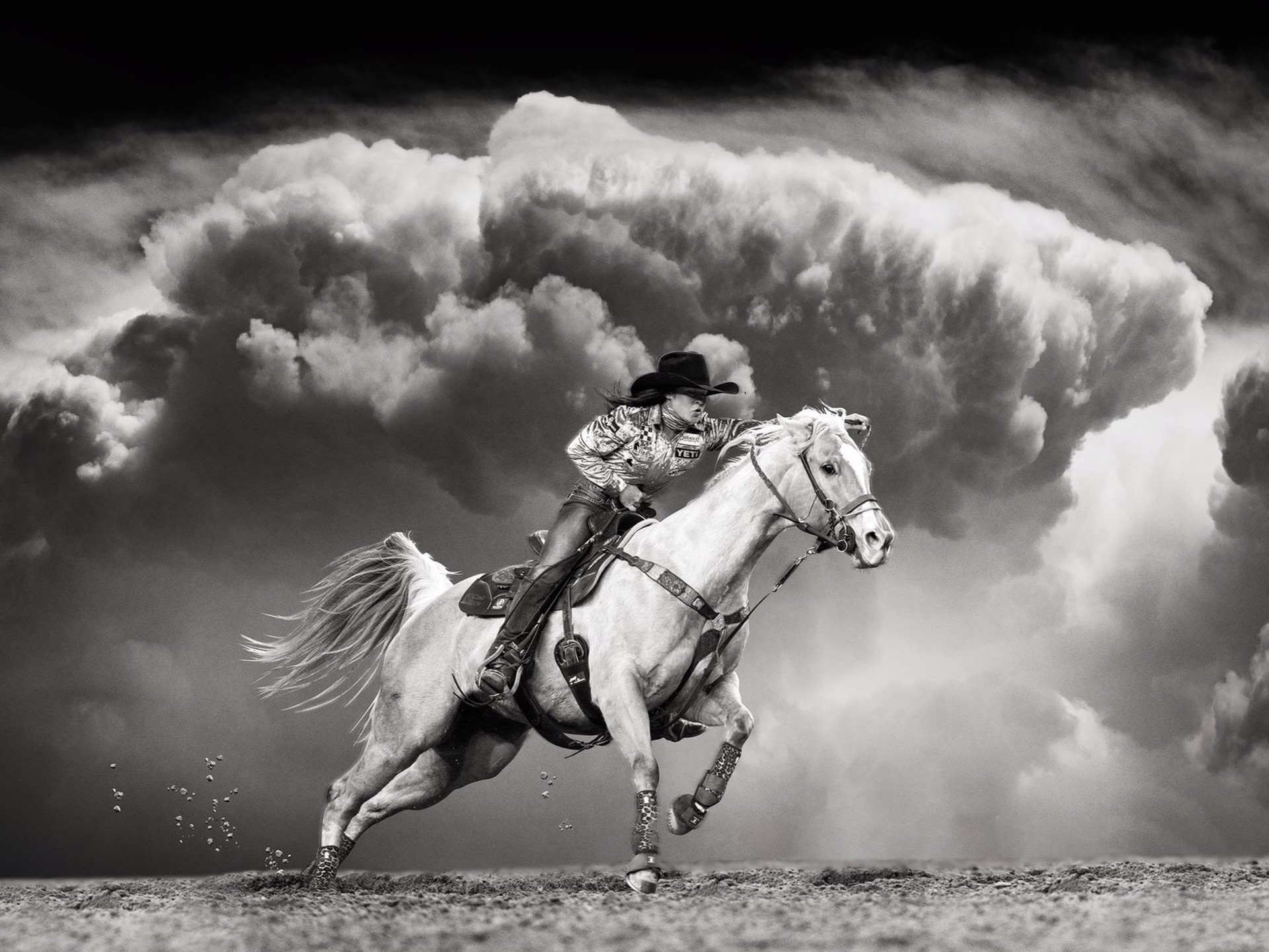 Sister B&W (Frameless) by Steve Wrubel
