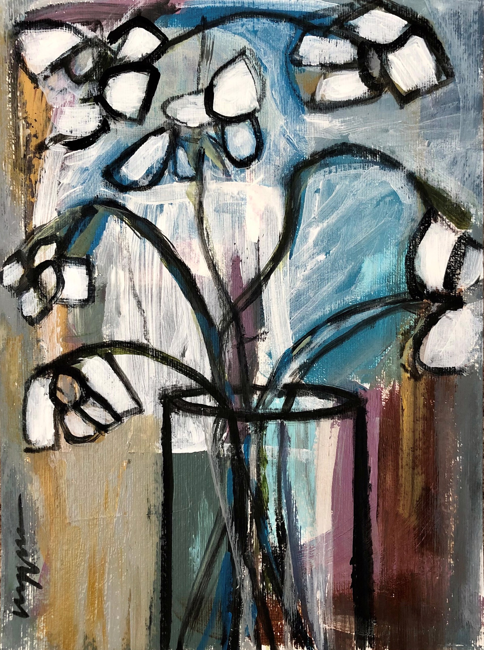 SOLD - Wildflowers in a Vase by Craig Greene