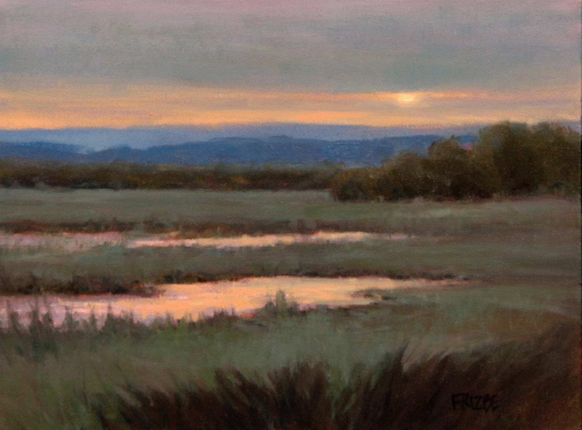Reflection On The Pond by Paula Frizbe
