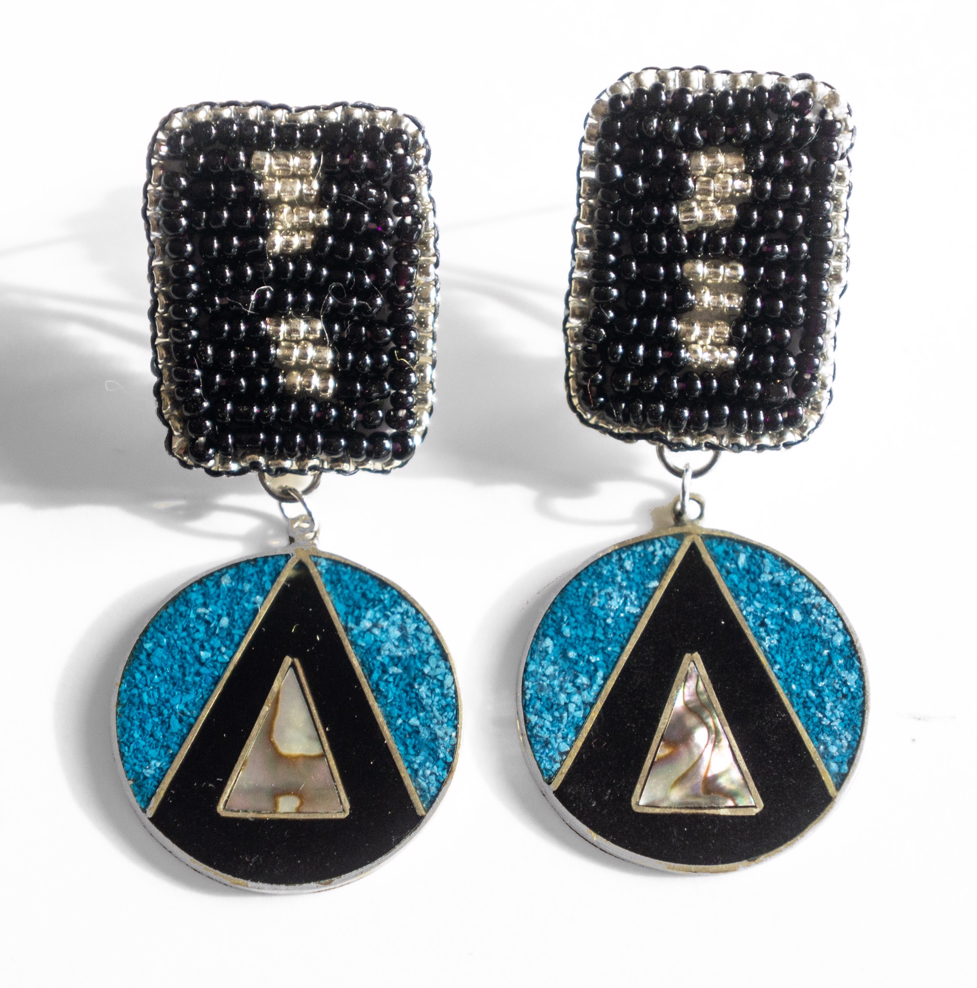Found Medallion Earrings by Hattie Lee Mendoza