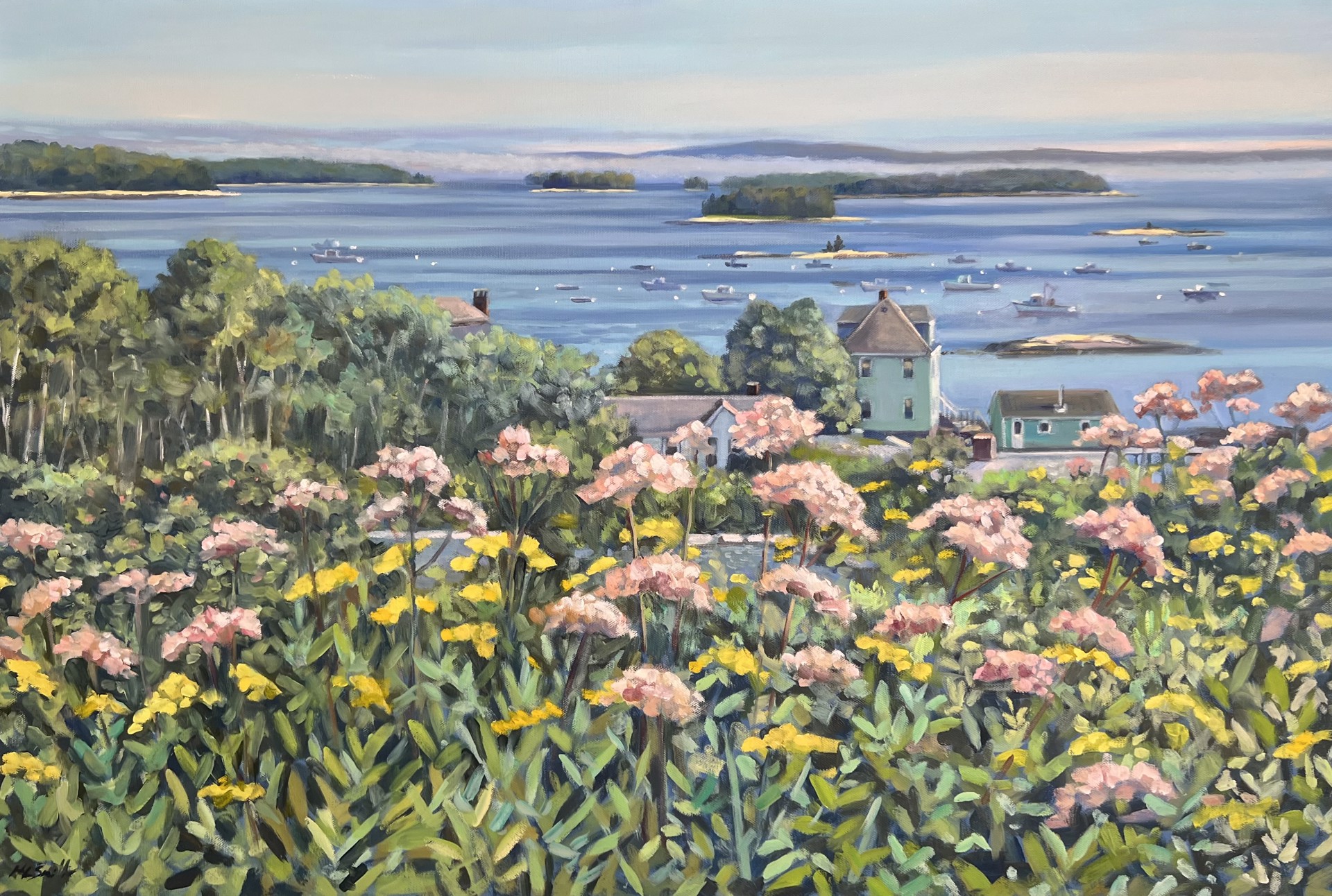 The Peak of Summertime in Stonington by Holly L. Smith