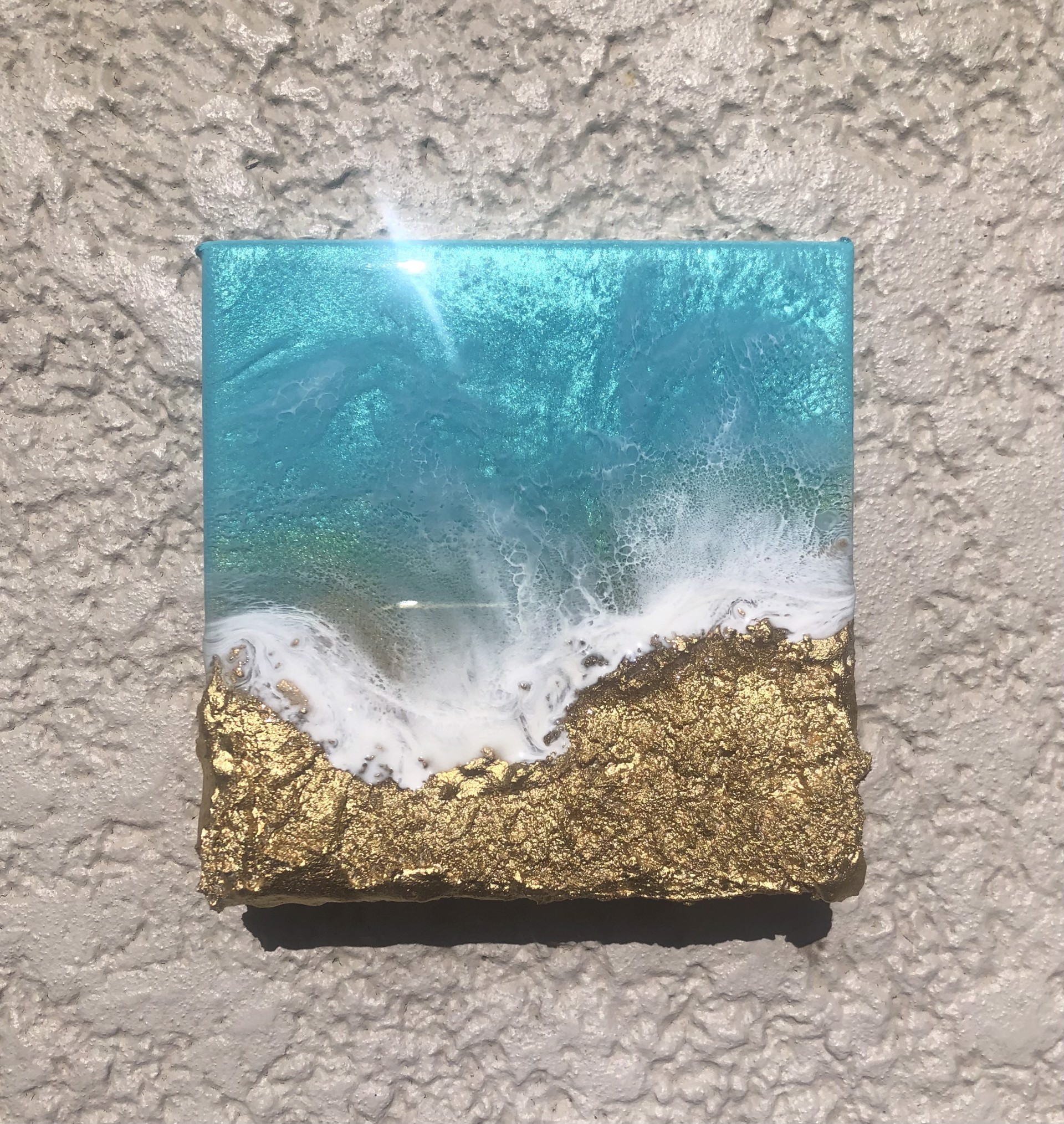 Teal Waves #19 by Ana Hefco