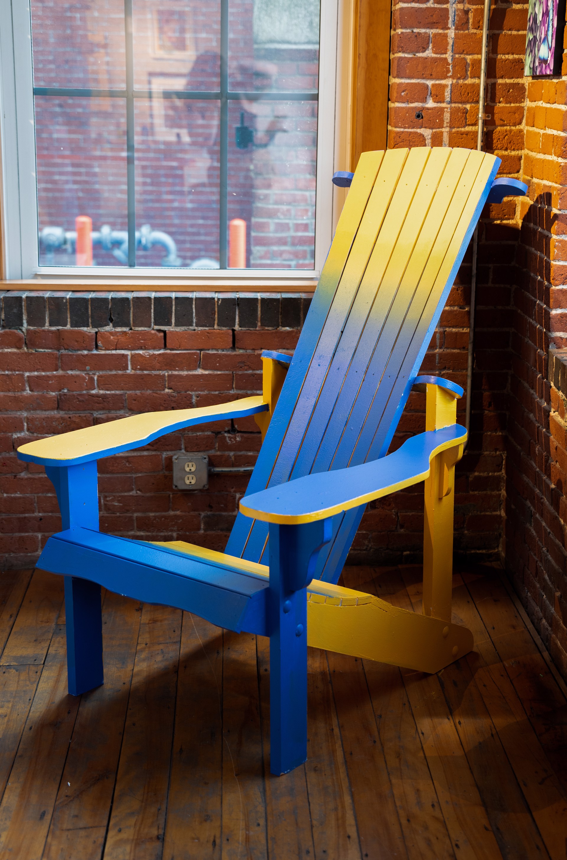 Hand-Painted Adirondack Chair by EAC