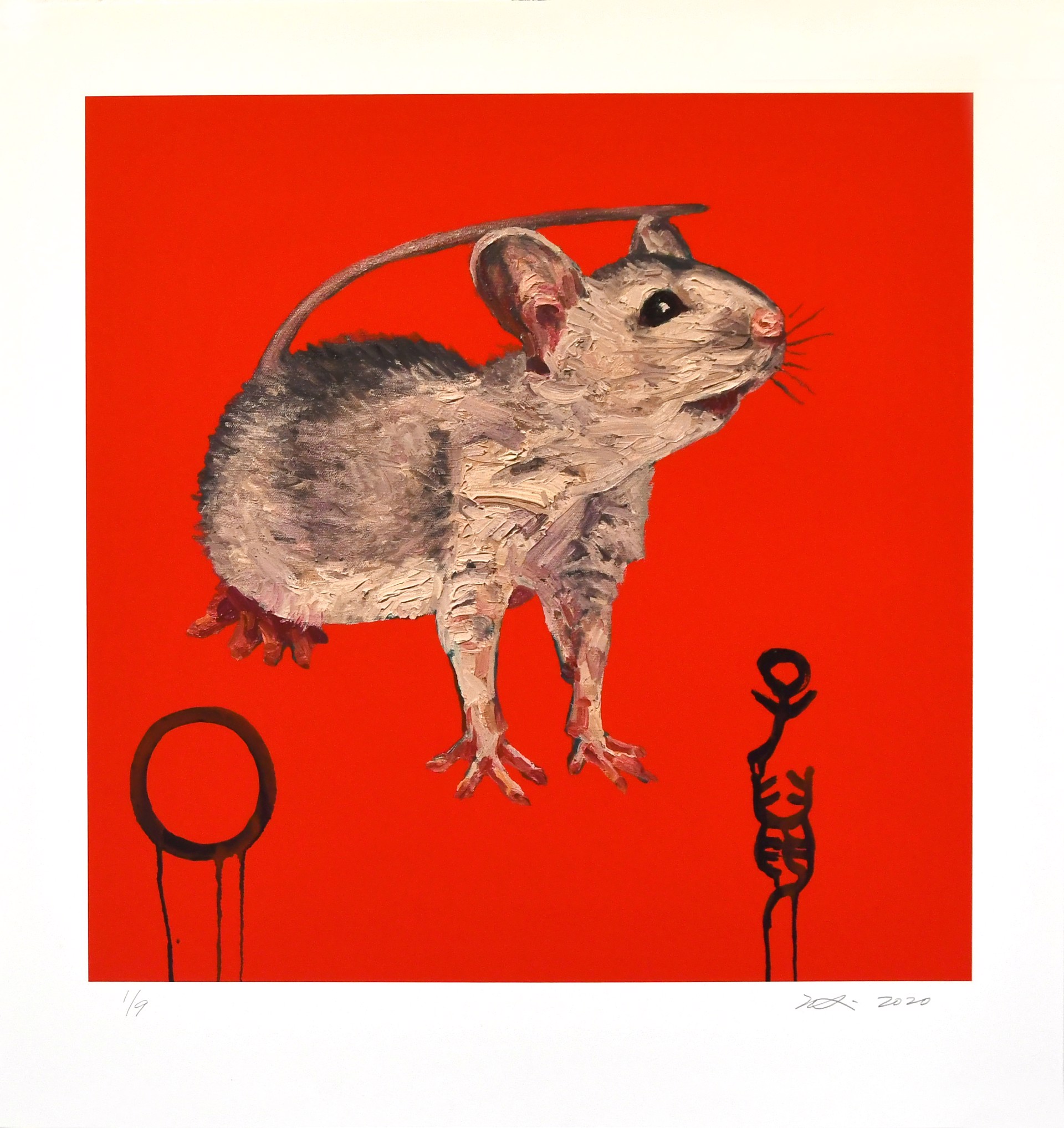 Rat Year by Hung Liu