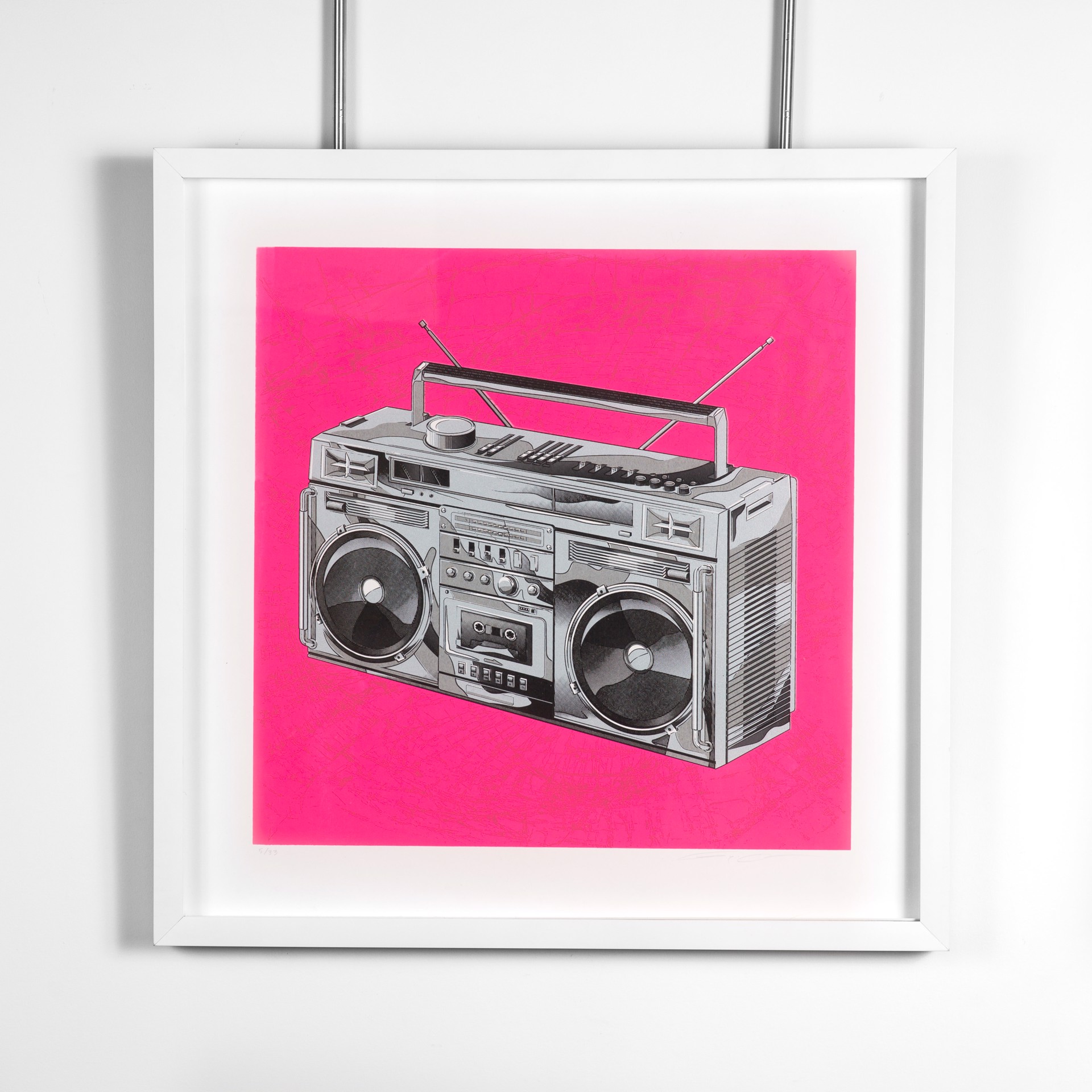 Atomic Pink Boombox by Lyle Owerko | Boomboxes