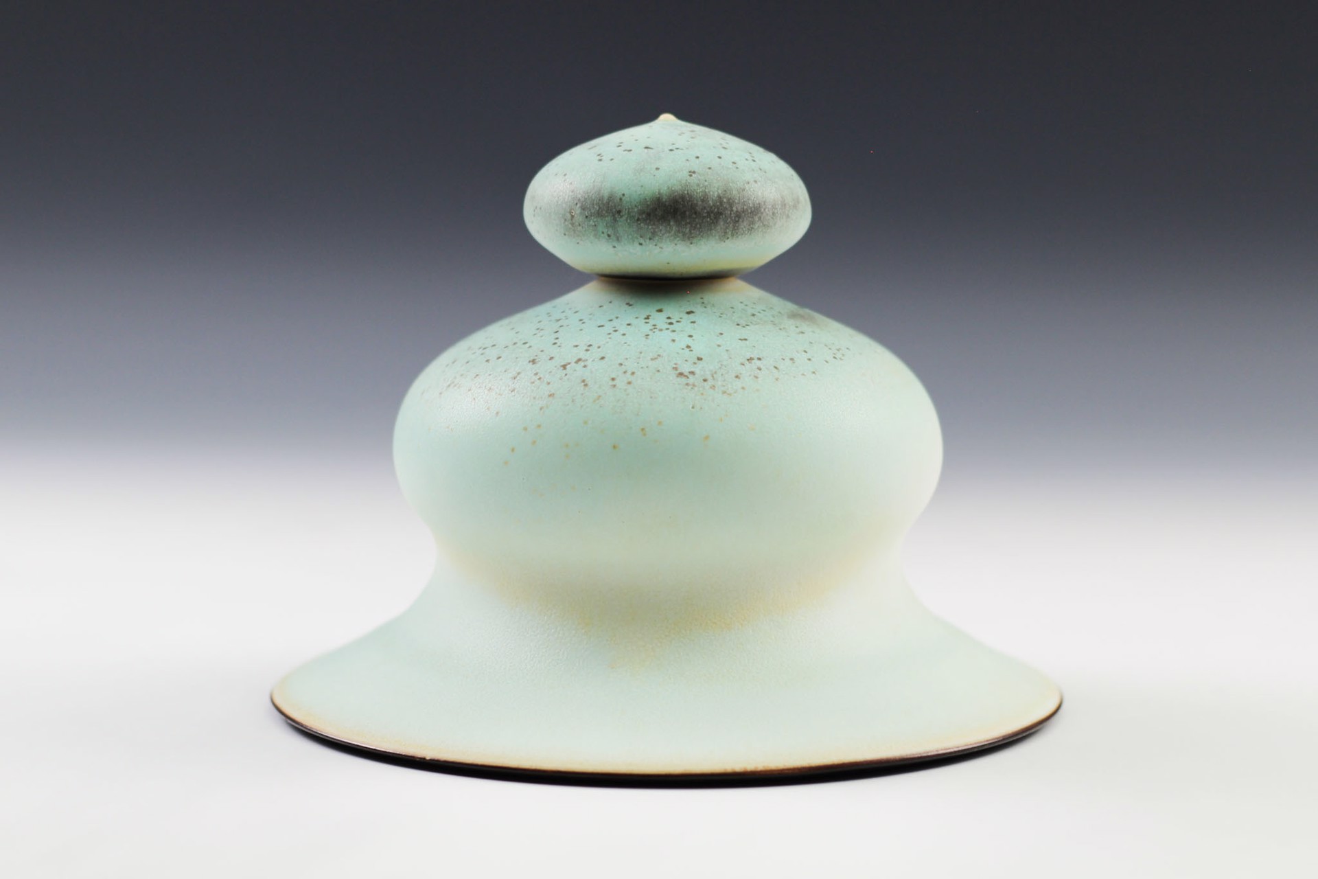 Aqua "Bell" Jar by Charlie Olson