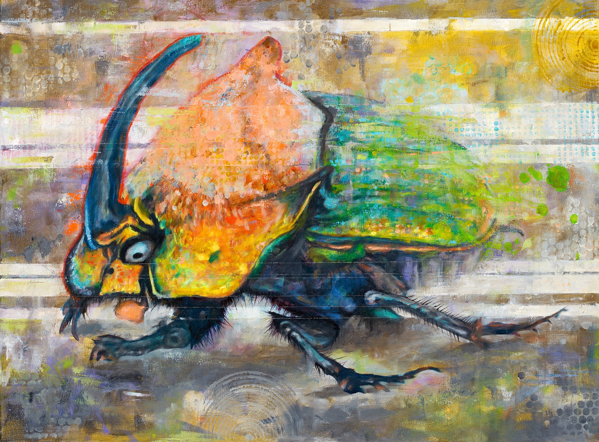 Rhino Beetle I by Bethany Hallam