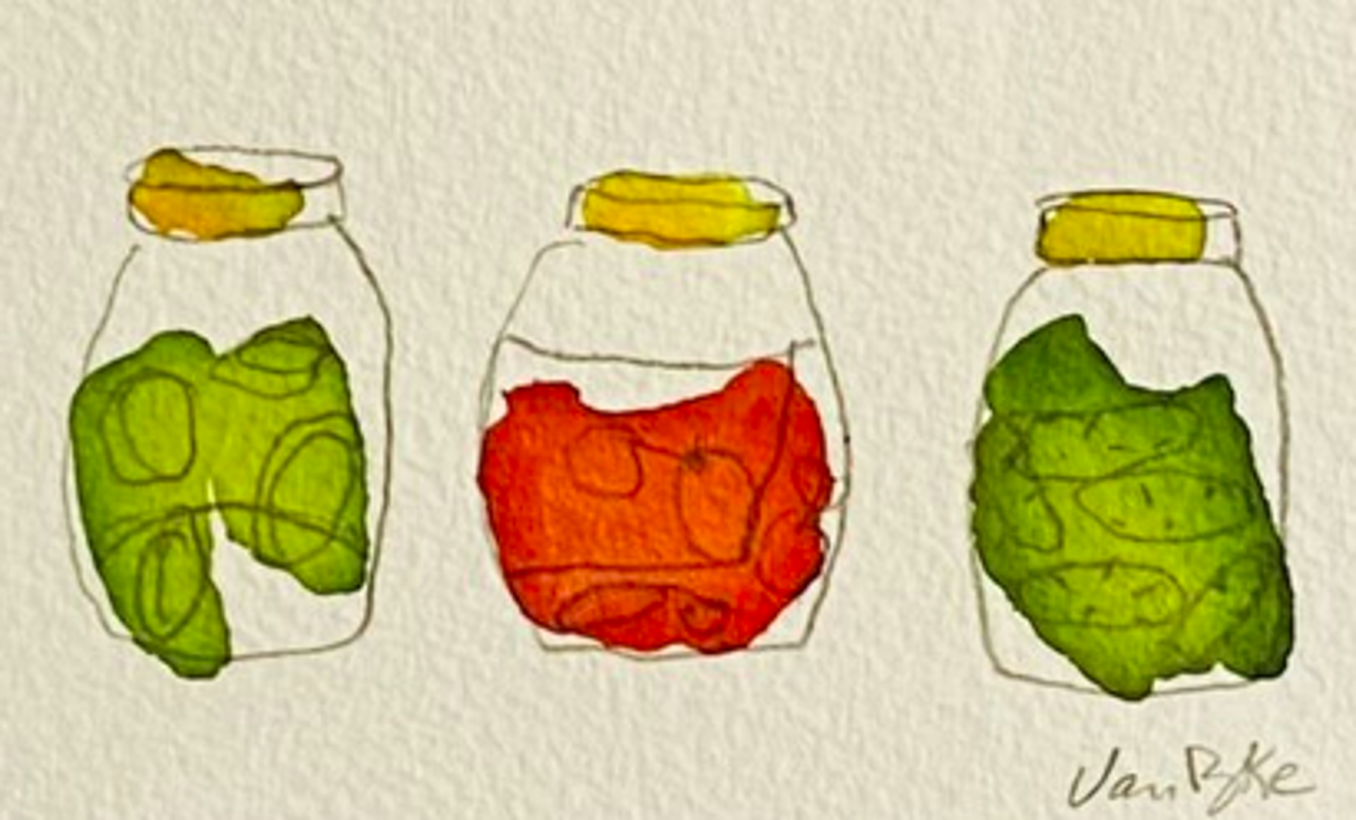 Cherries & Pickles by Rachael Van Dyke