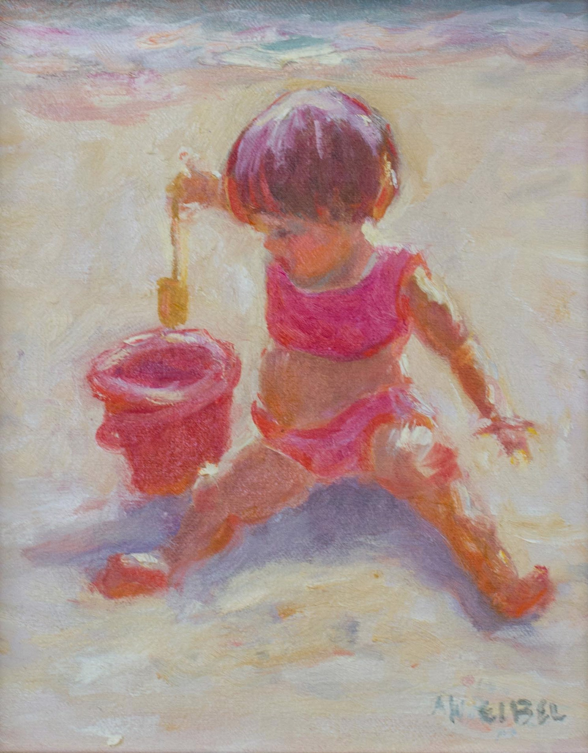Beach Play by Ann Weibel