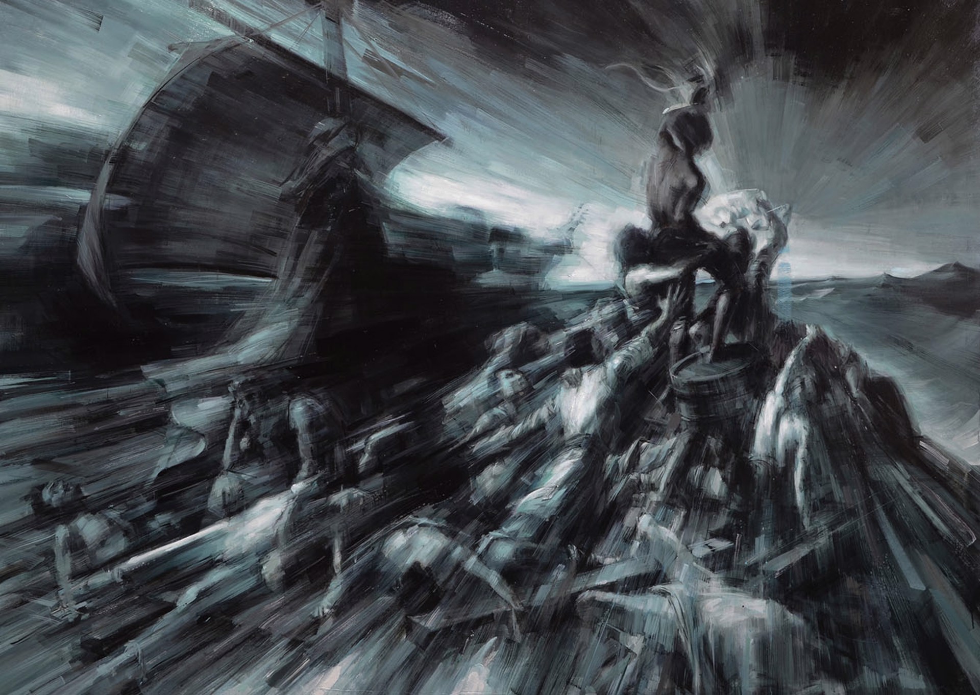 Hopeless (Homage to Gericault) by Valerio D’Ospina