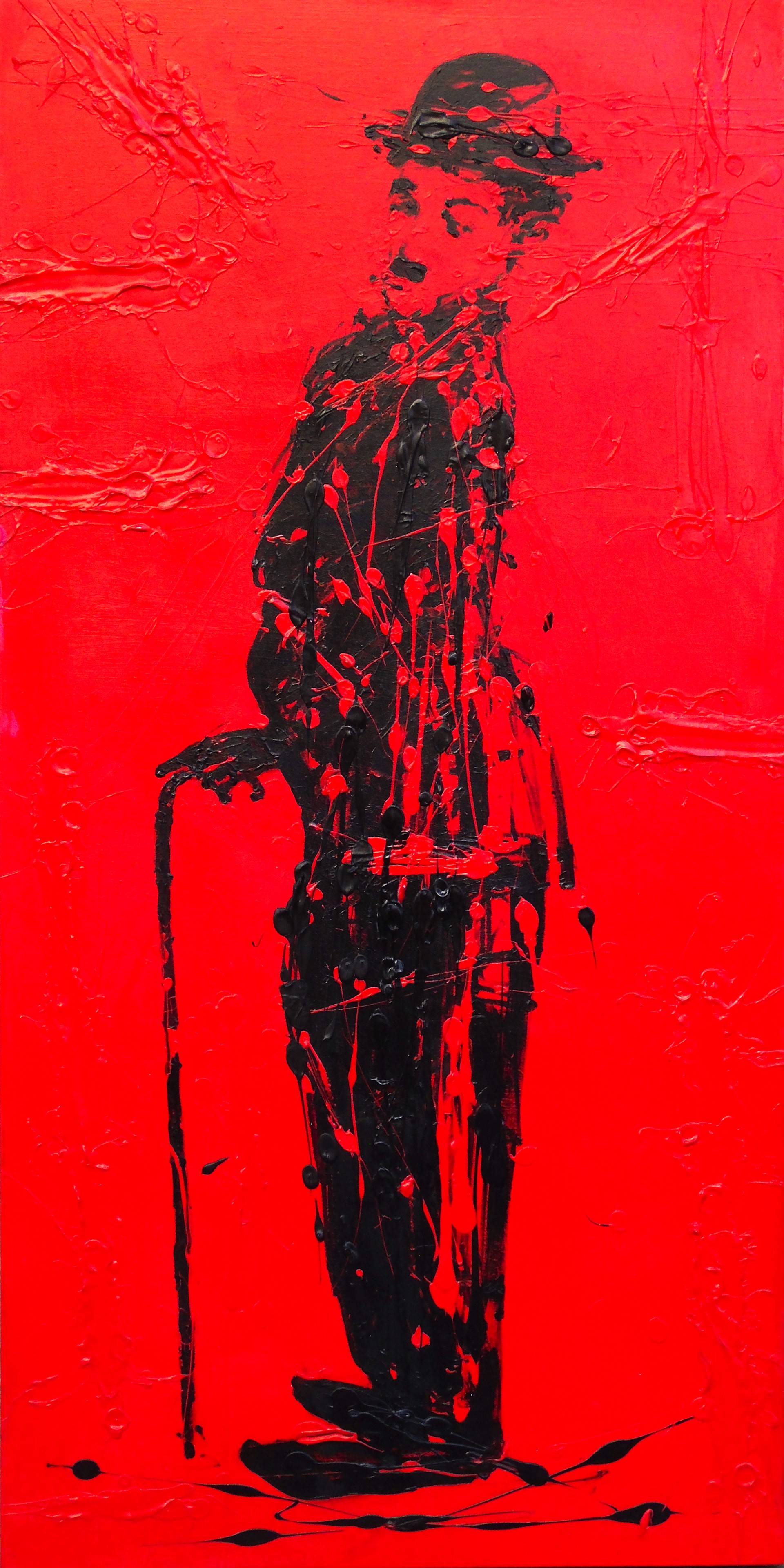 Charlie Chaplin by Natino Chirico