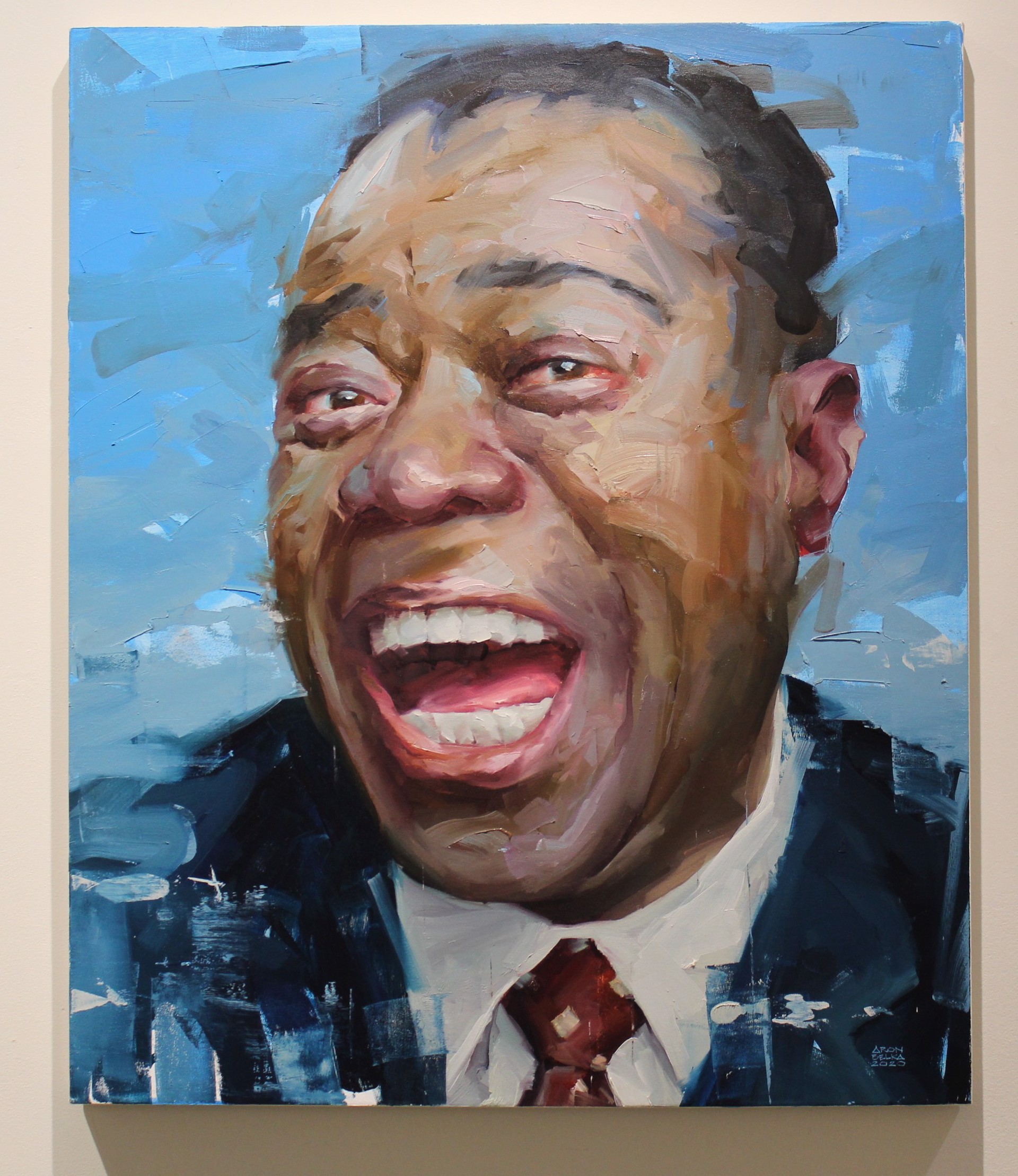 Louis Armstrong by Aron Belka