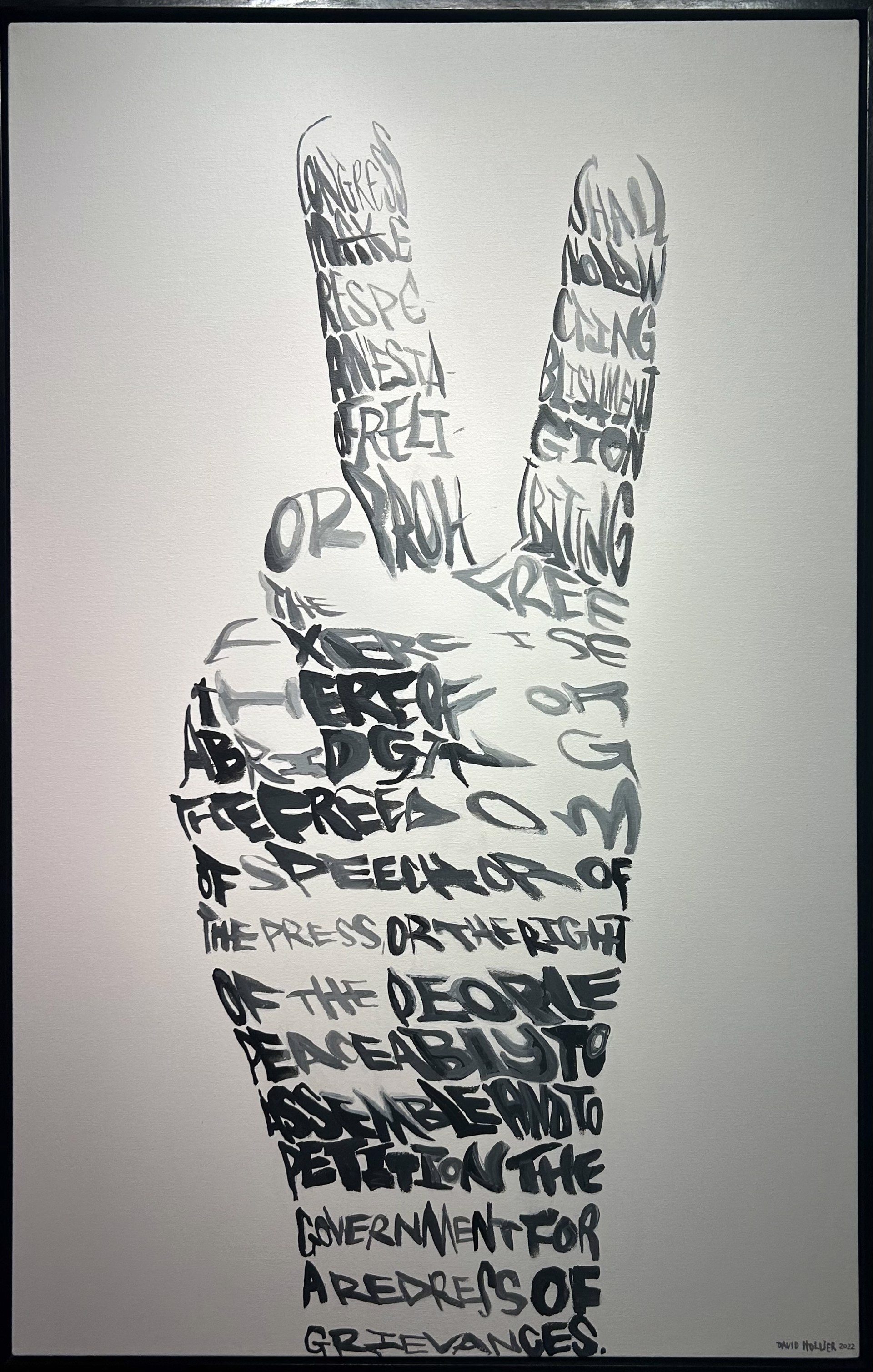 1st Amendment by David Hollier