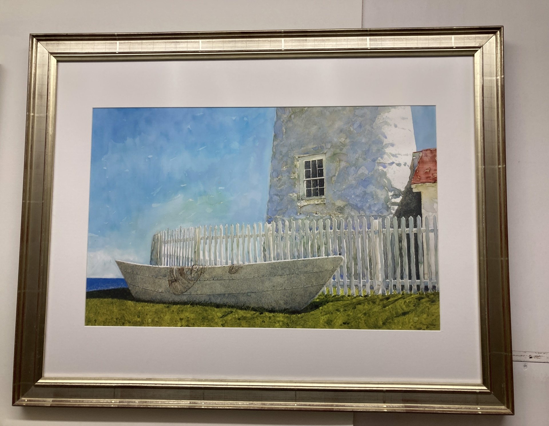 Dory at Pemaquid by Gary Akers