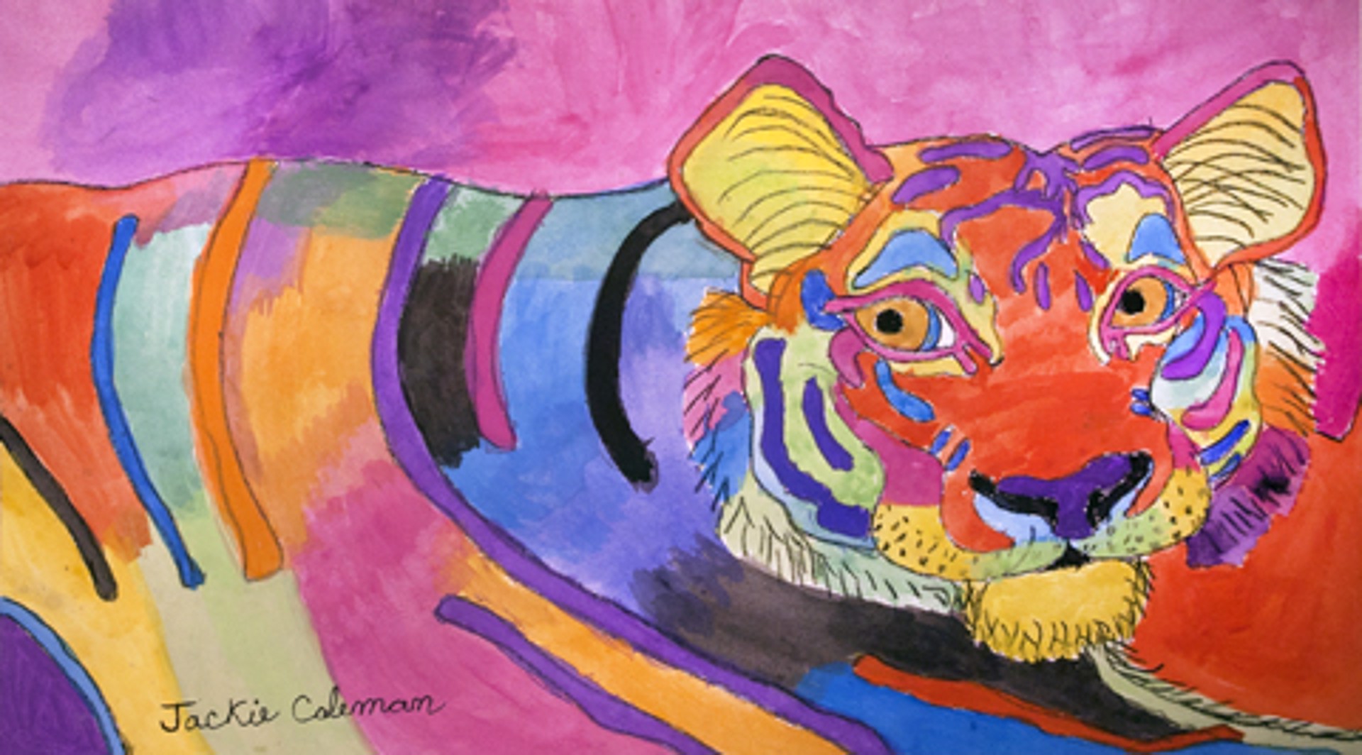 Lisa Frank's Dream Tiger  by Jacqueline Coleman