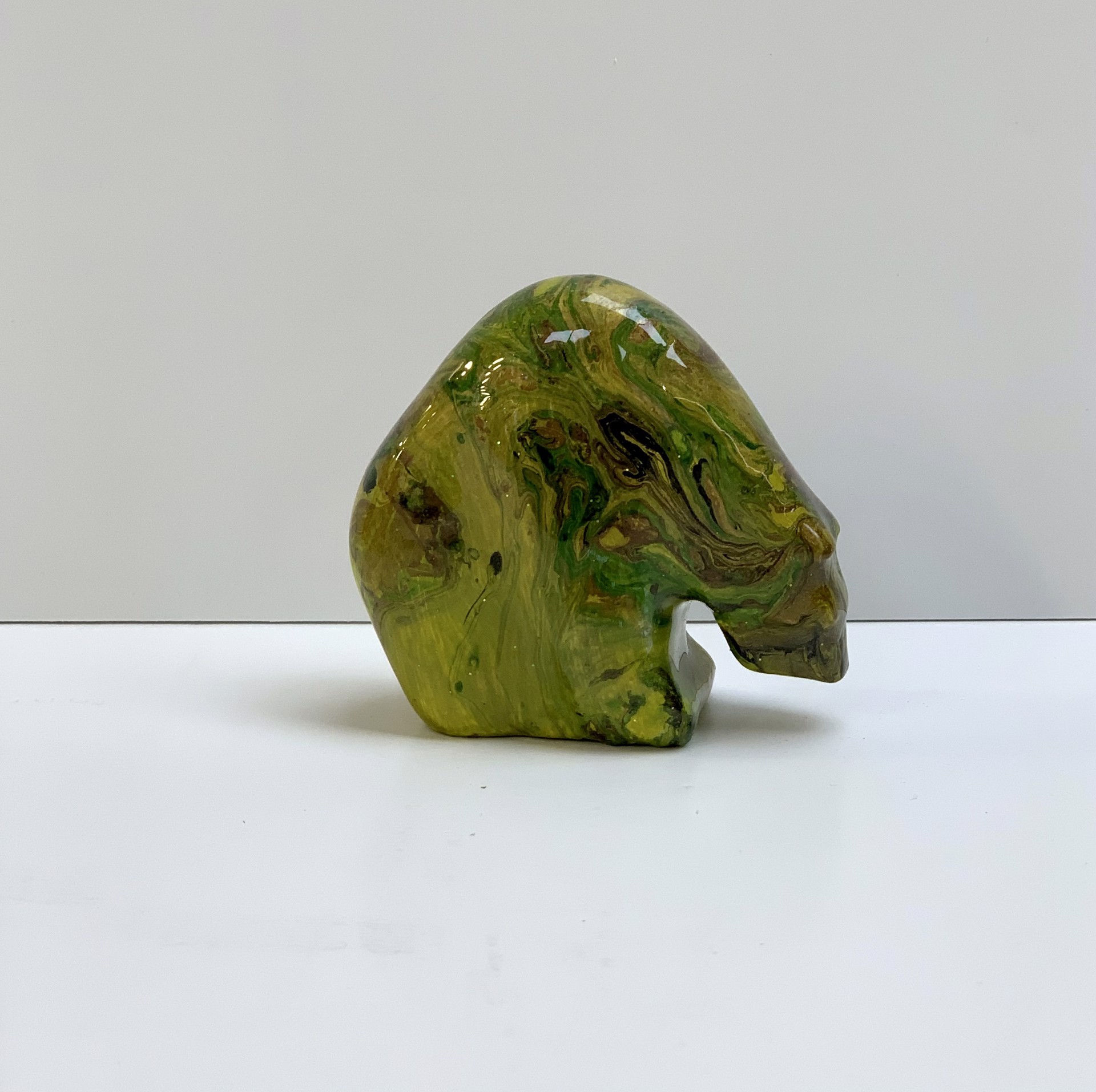 Minature Bear -  Green by Allan Waidman
