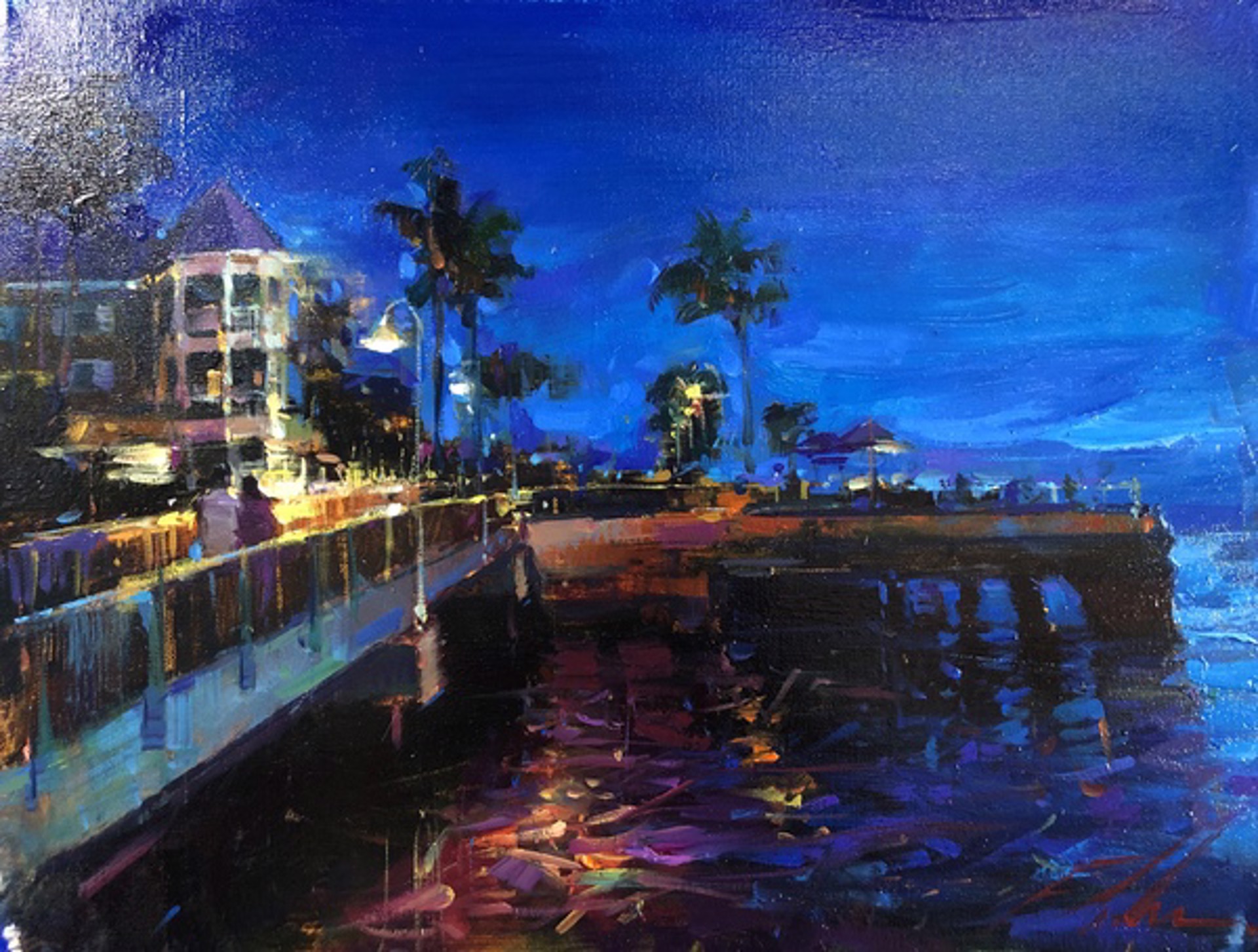 Sunset Pier by Michael Flohr