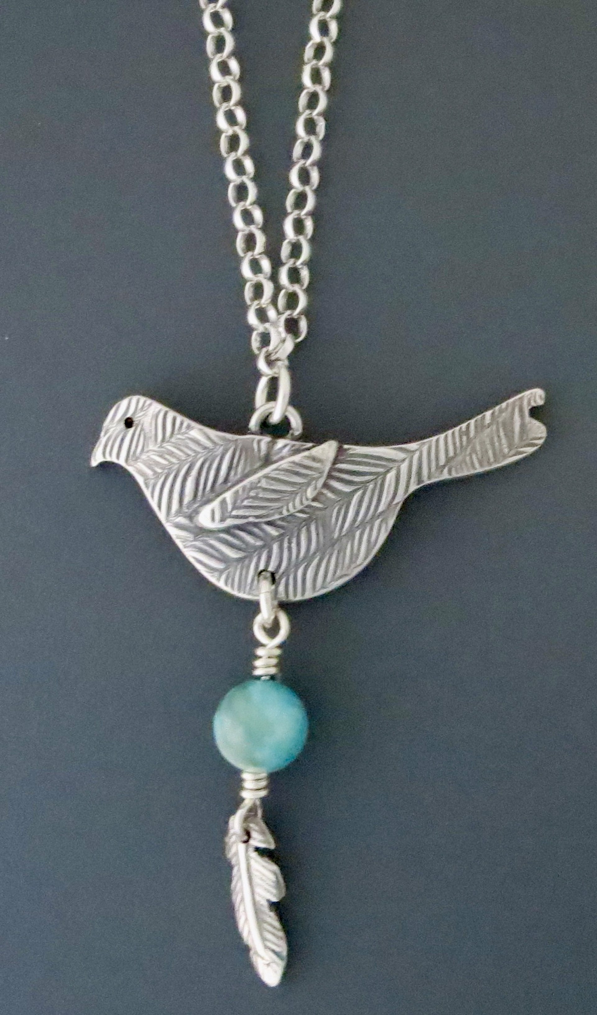 M-812 - Fine Silver Pedant by Donna Rittorno