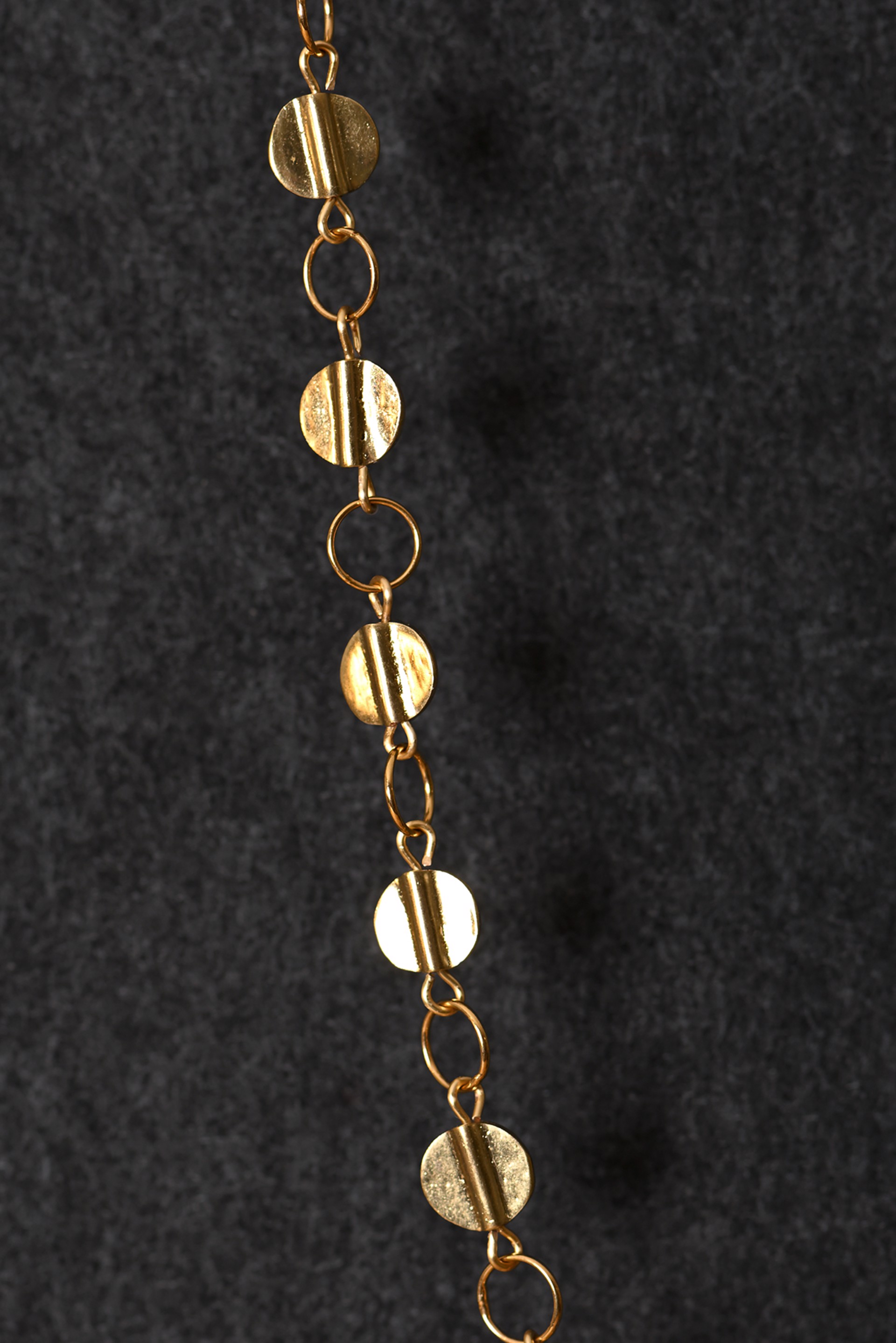 Brass Quaking Aspen Necklace by Cameron Johnson