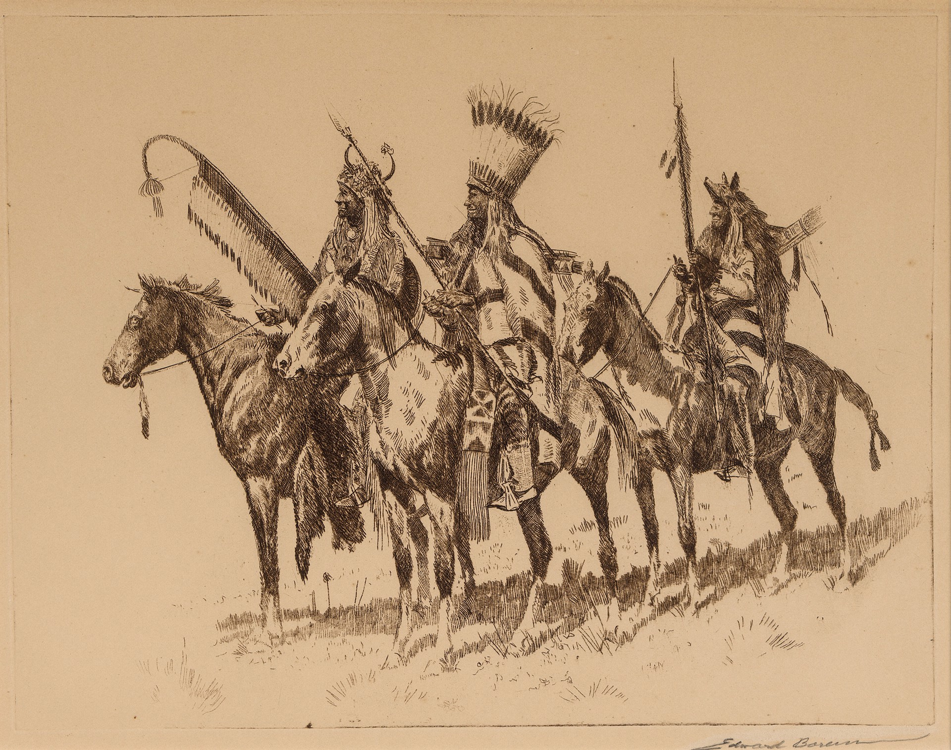 Blackfoot Chief, No. 2 by Edward Borein